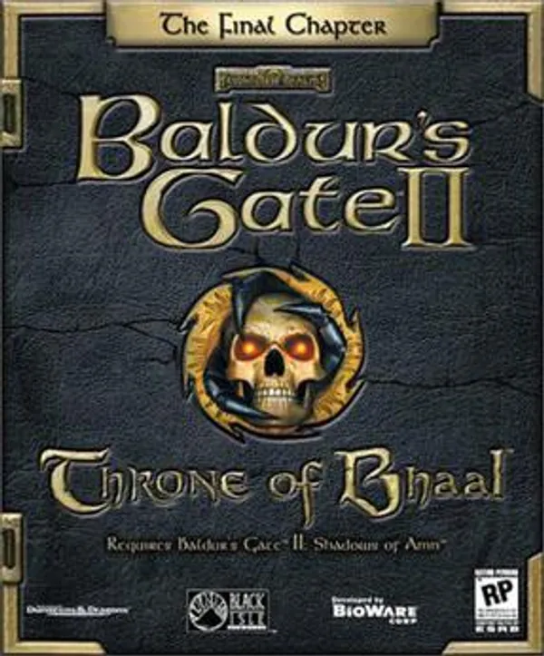 Baldur's Gate II: Throne of Bhaal cover art