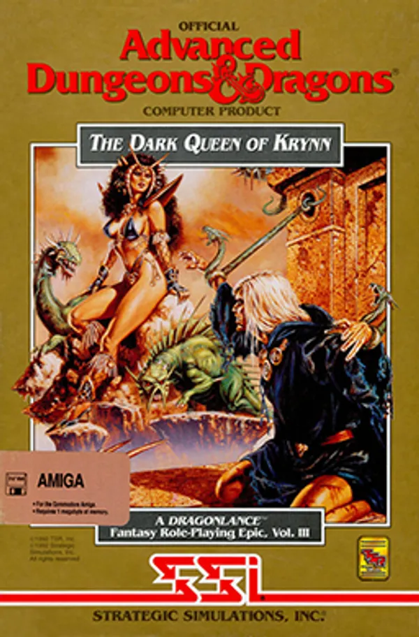 The Dark Queen of Krynn cover art