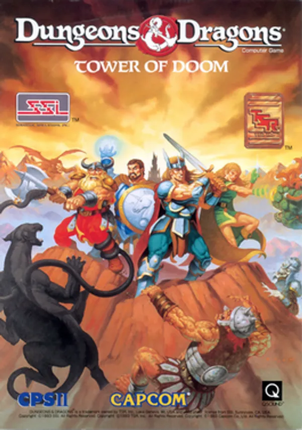 Dungeons & Dragons: Tower of Doom cover art