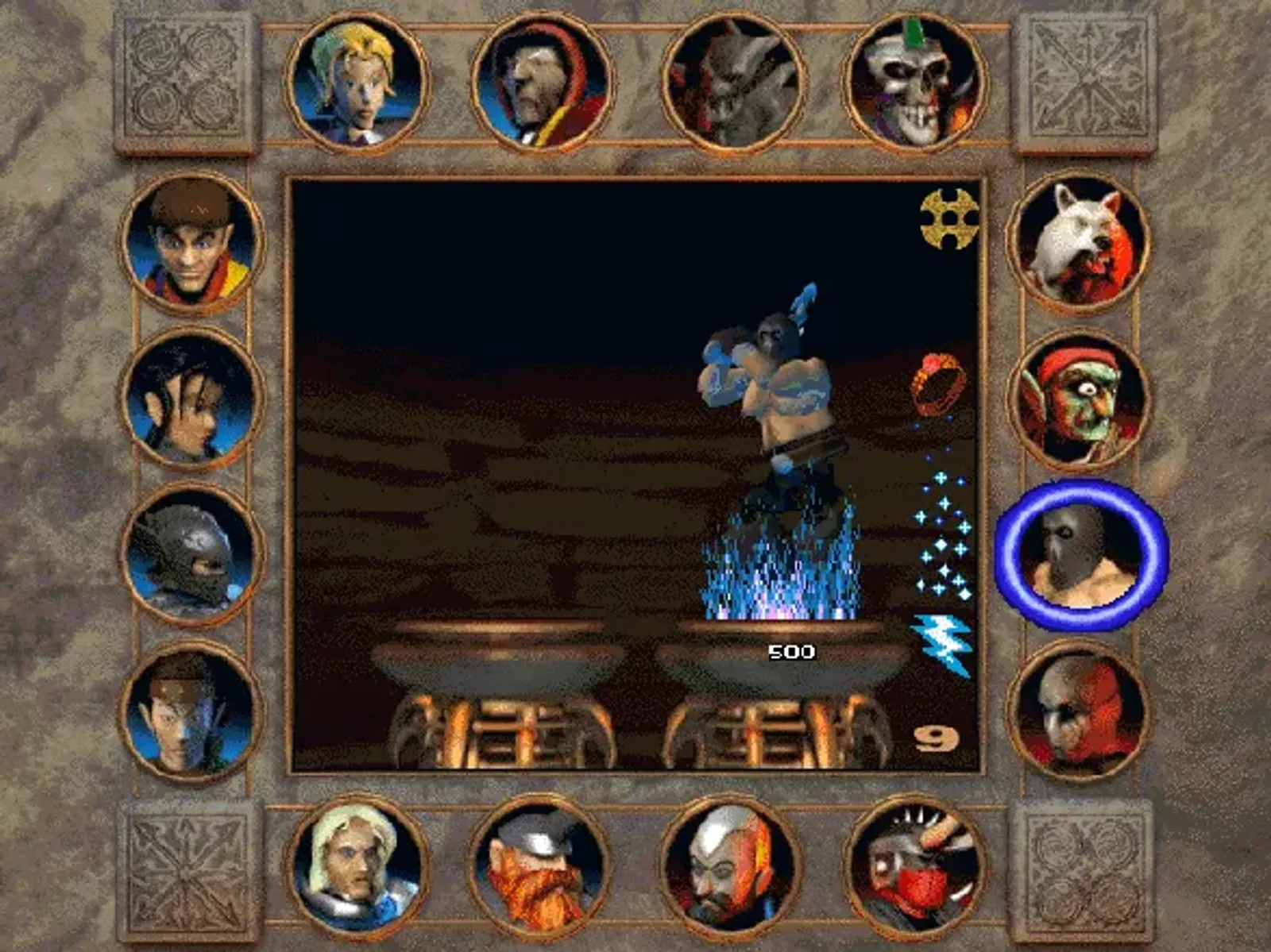 Choosing our fighters...