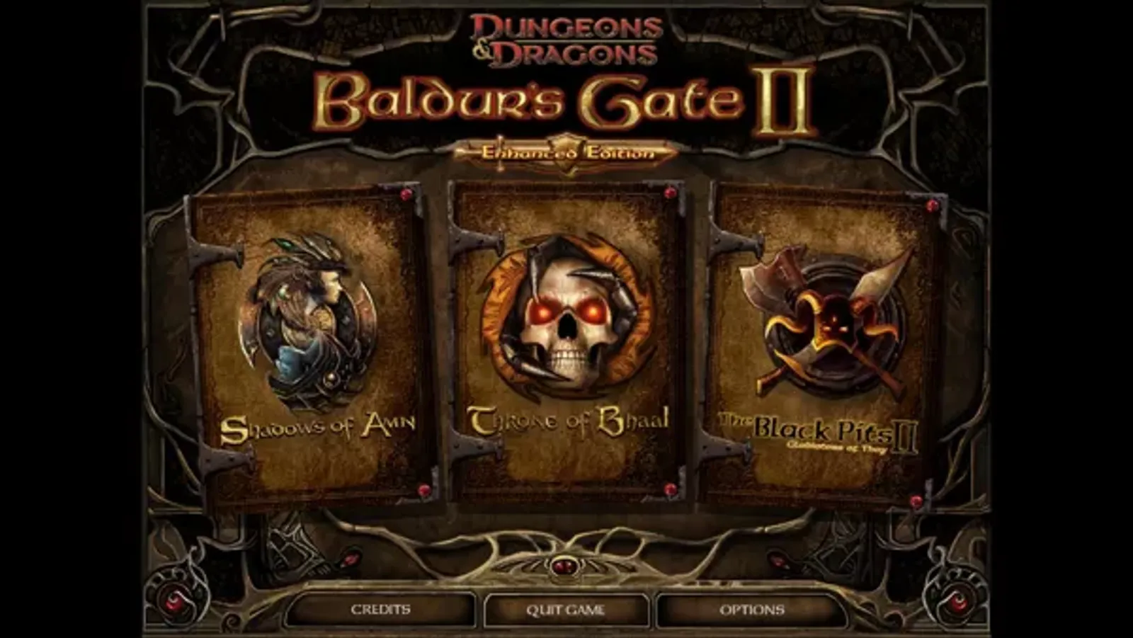 Main menu