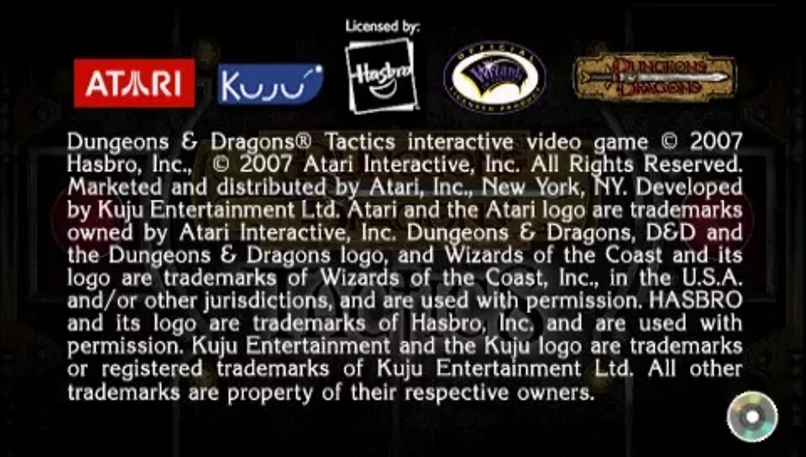 Legal screen