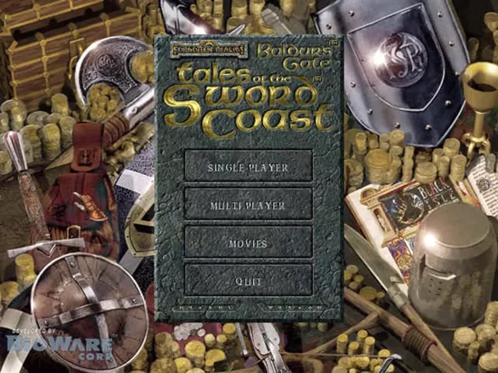 The main menu.