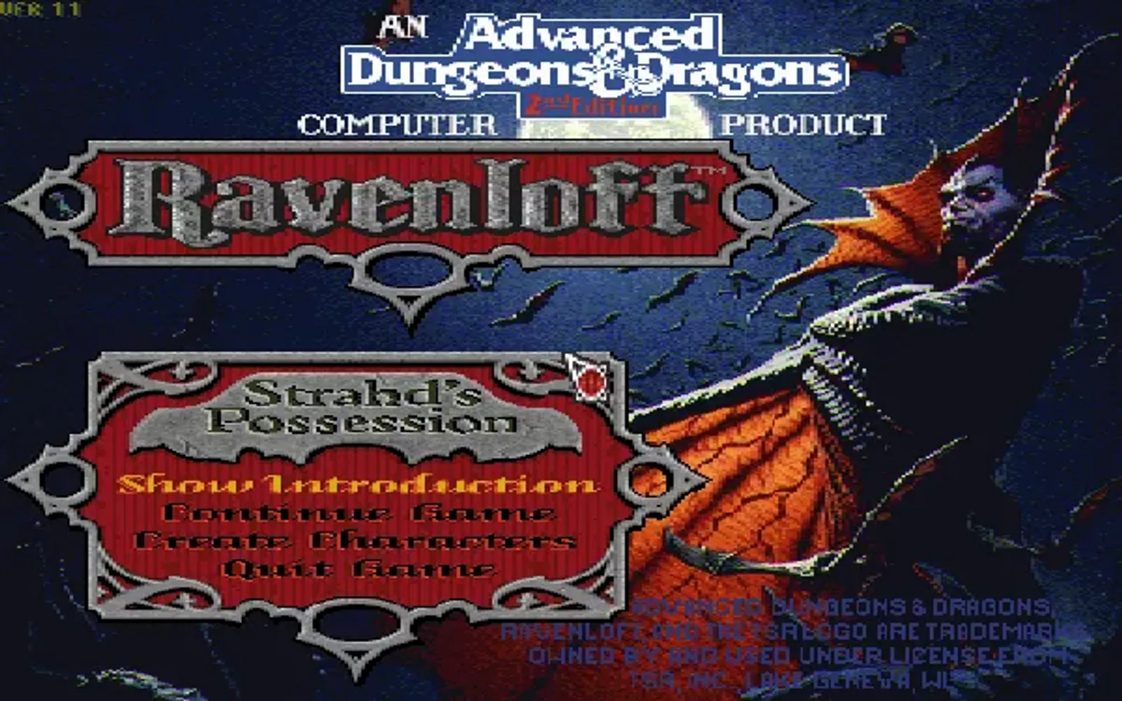 Title screen