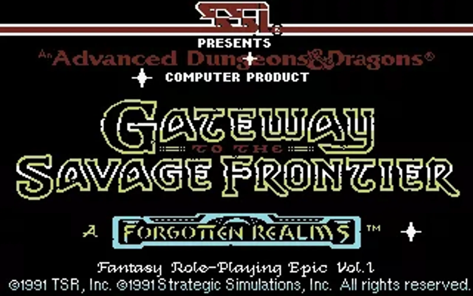 Title screen