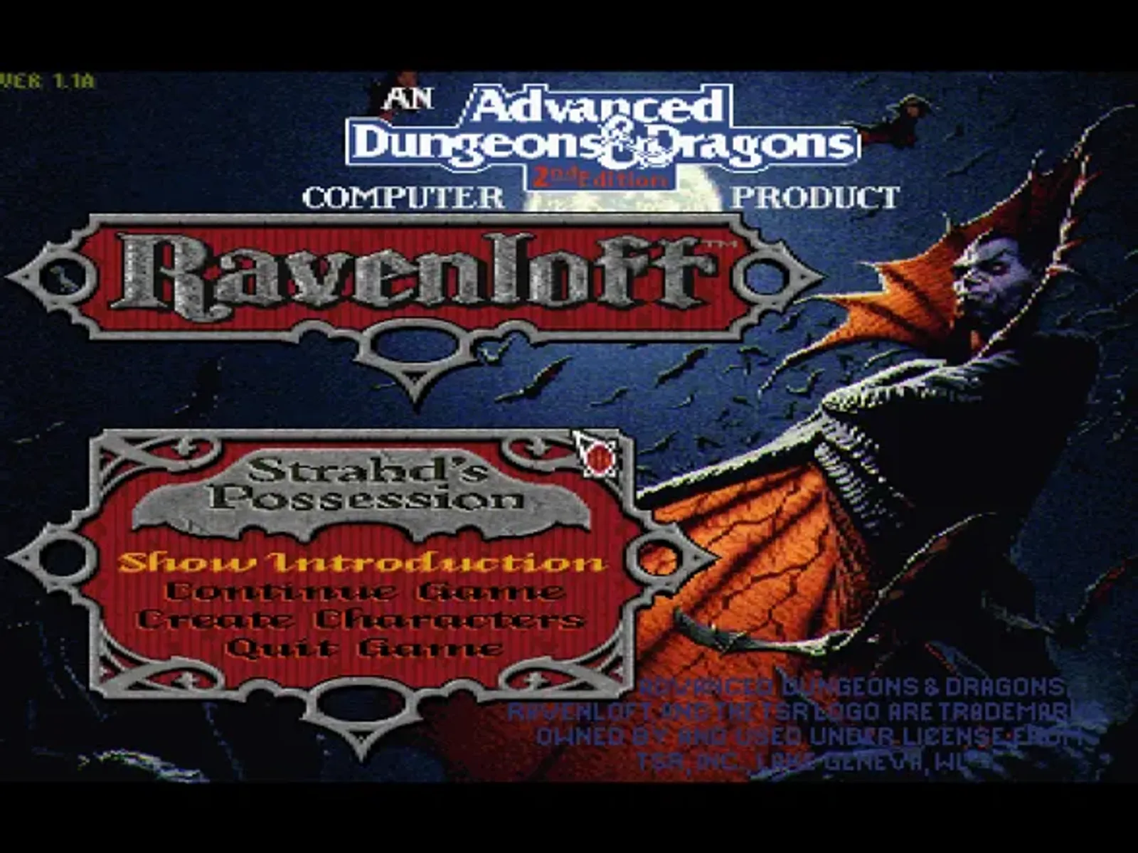 Title screen