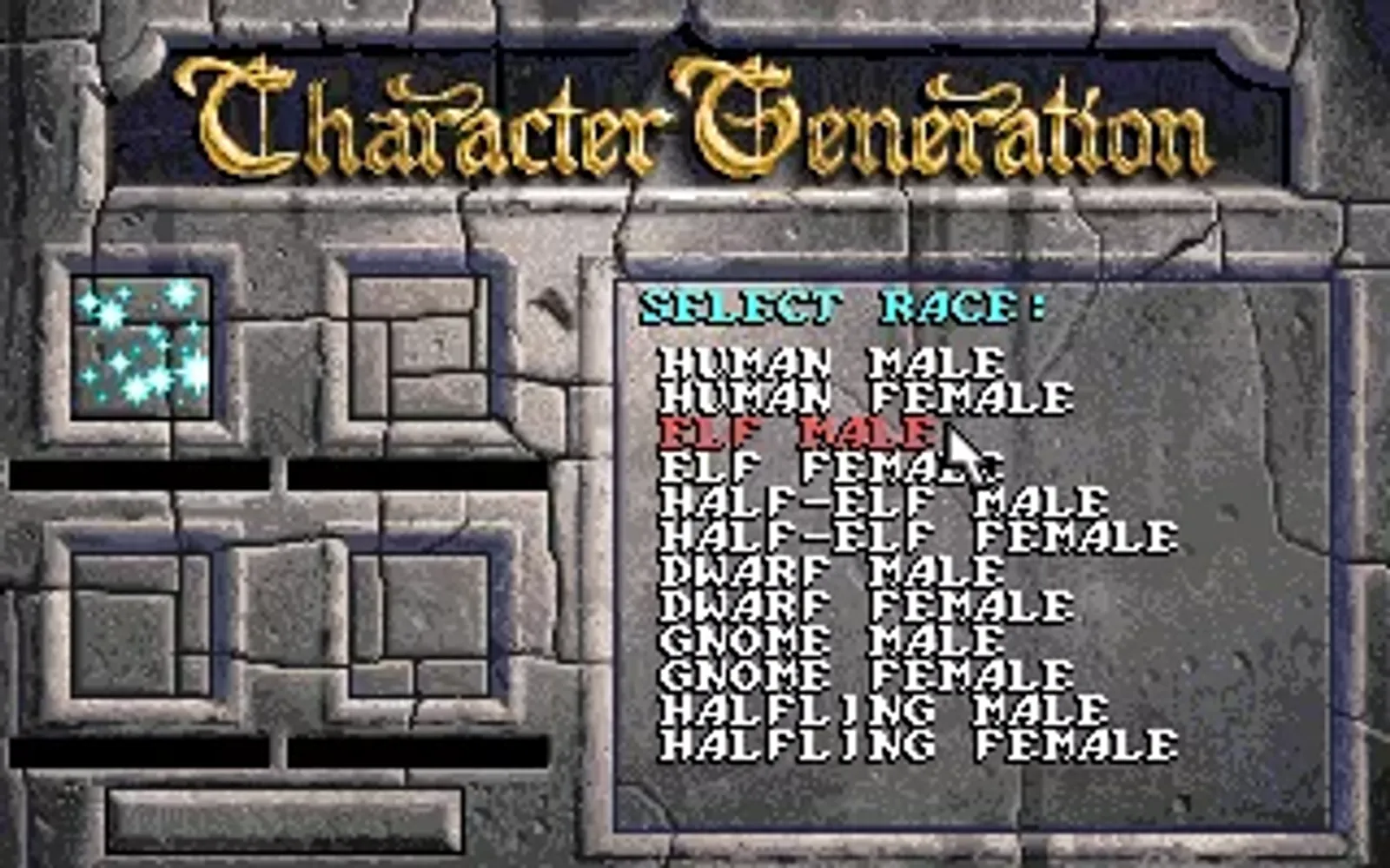 Character Generation
