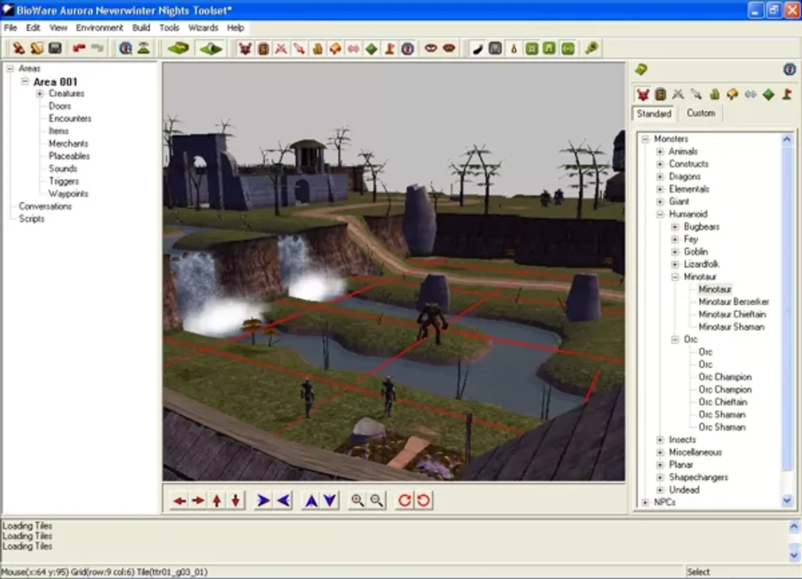The Lay of the Land. Designing an outdoors setting, complete with elves and minotaurs.