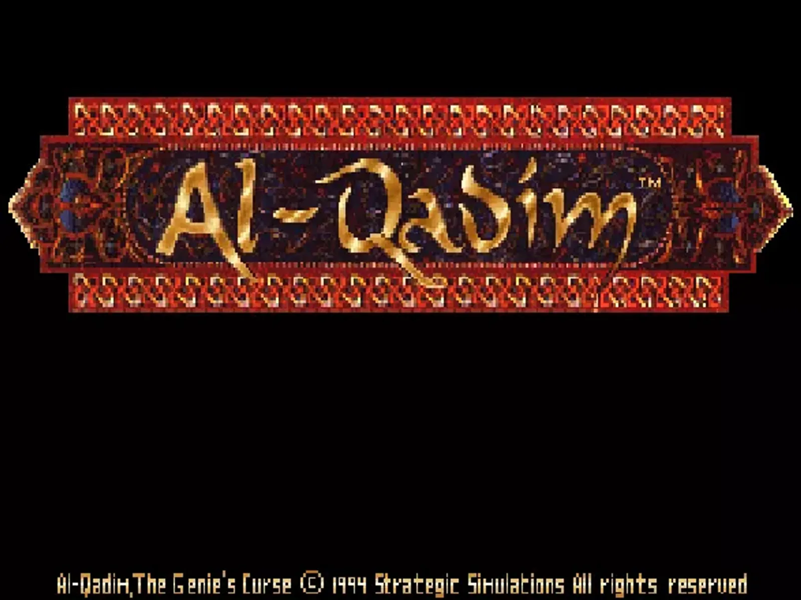 Main title (GOG version, window mode)
