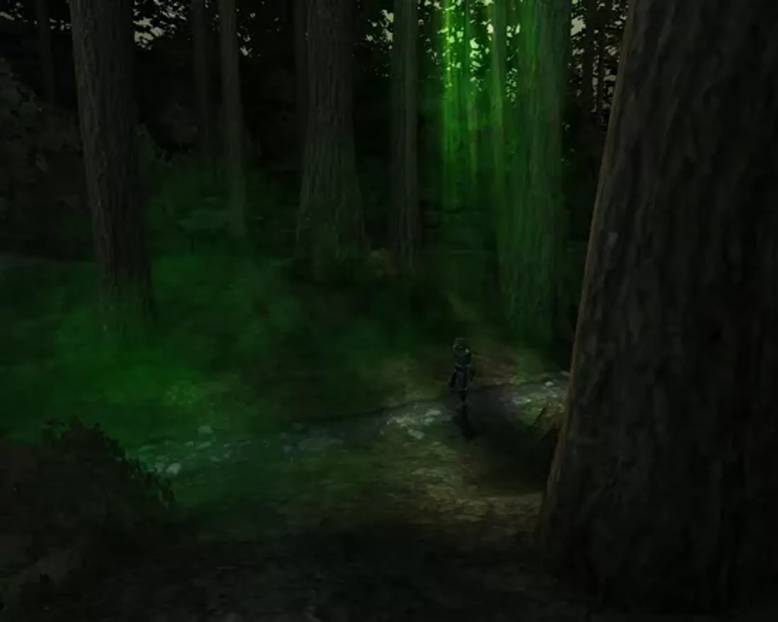 Our story begins with Rannek the fighter walking through the woods...