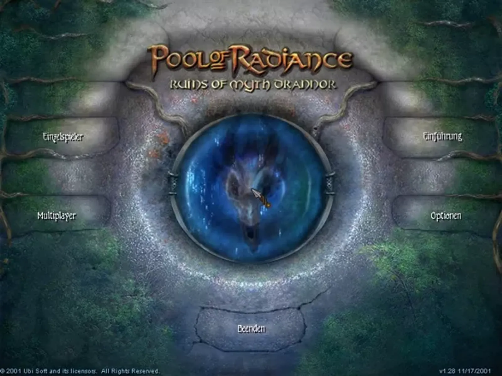 Main menu