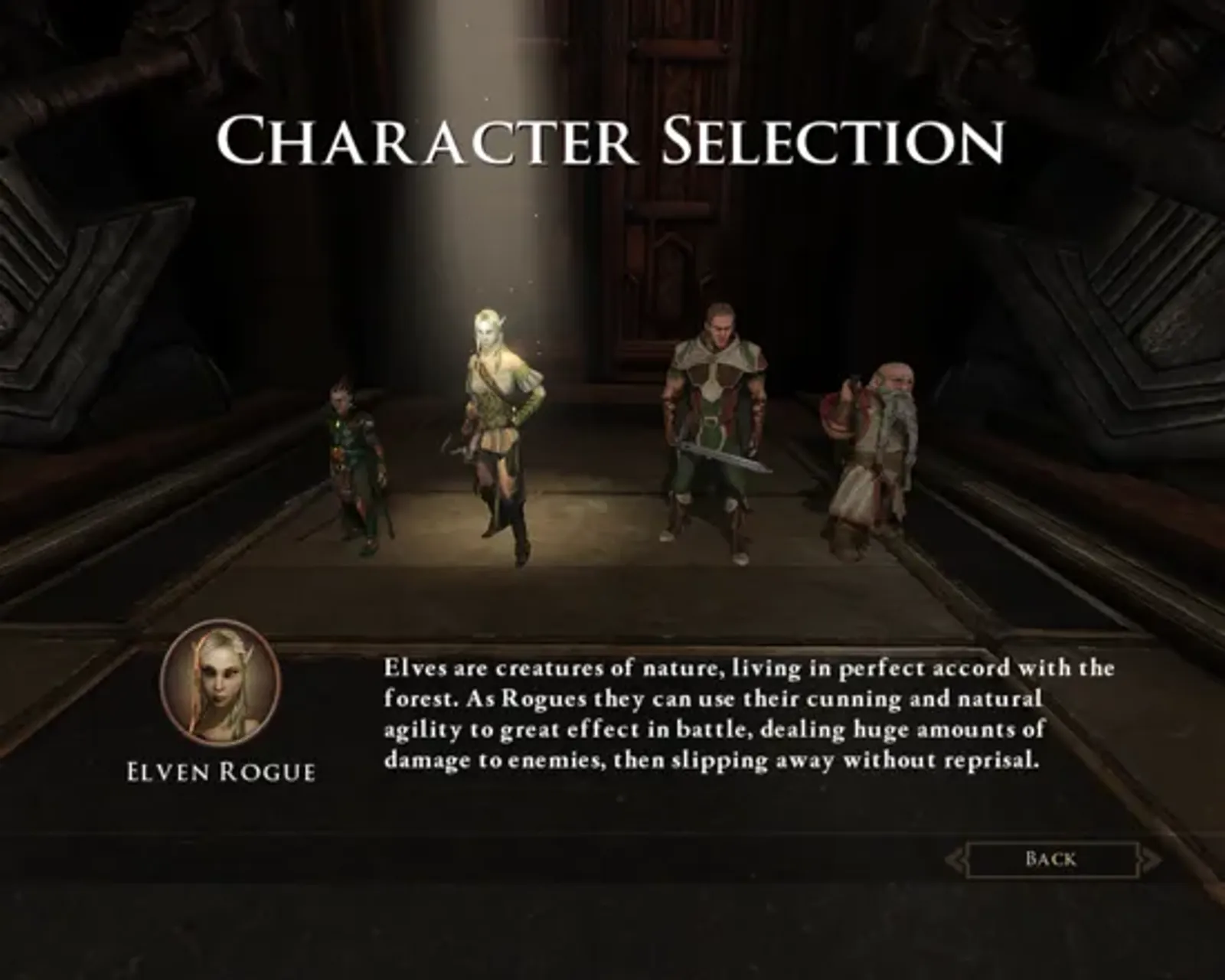 Character Selection