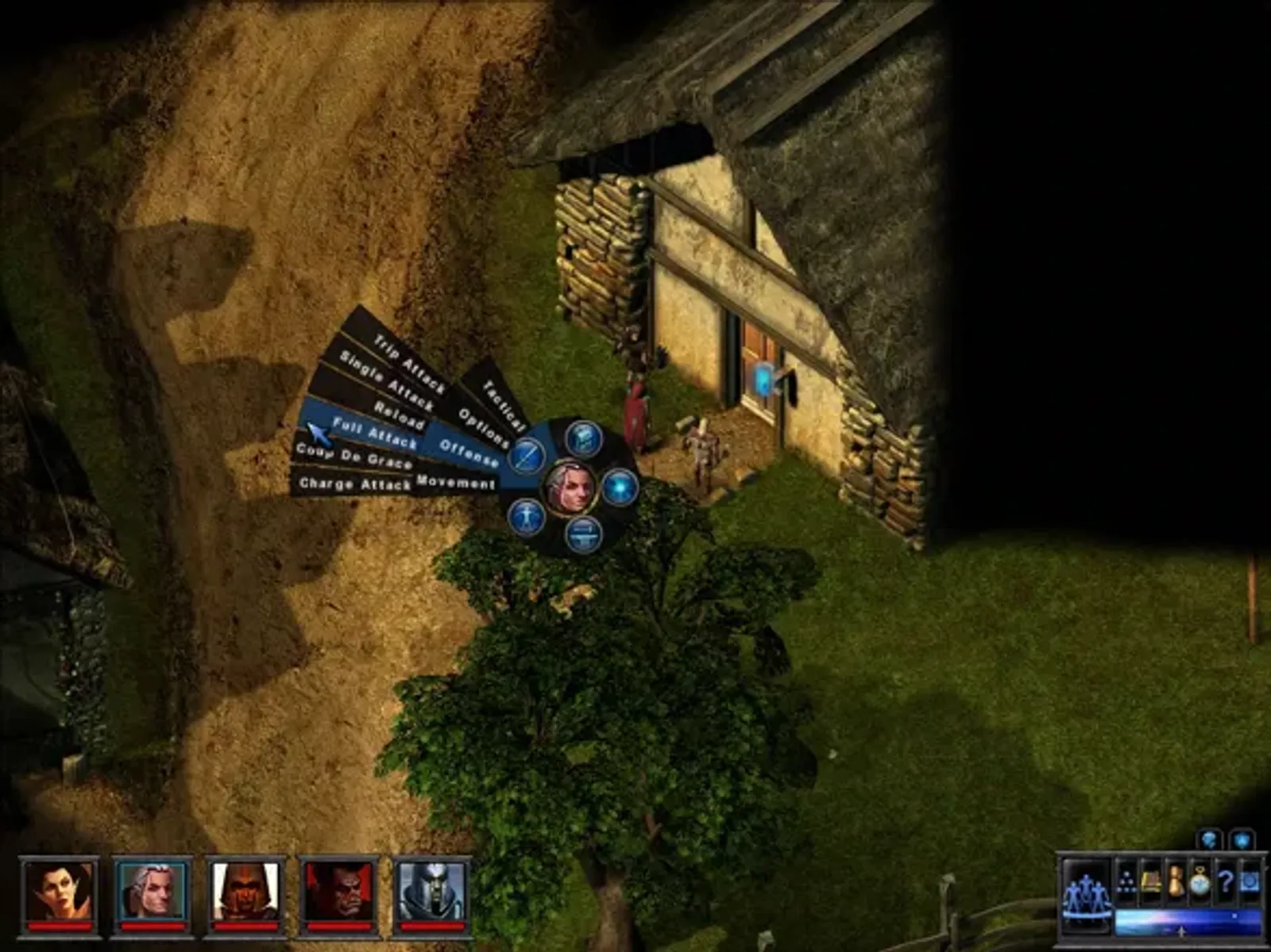 An innovative radial menu allows for quick commands.