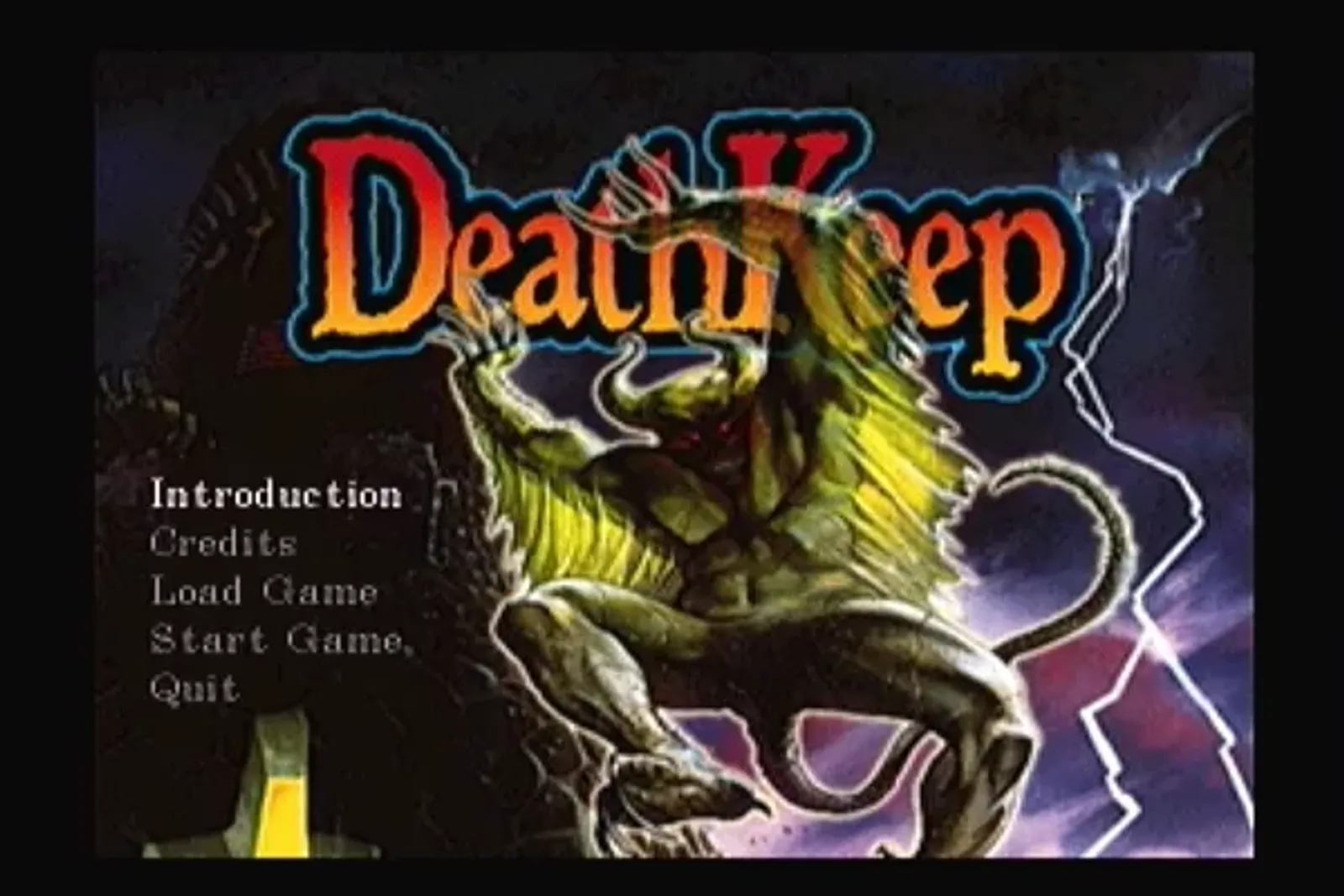 Main menu