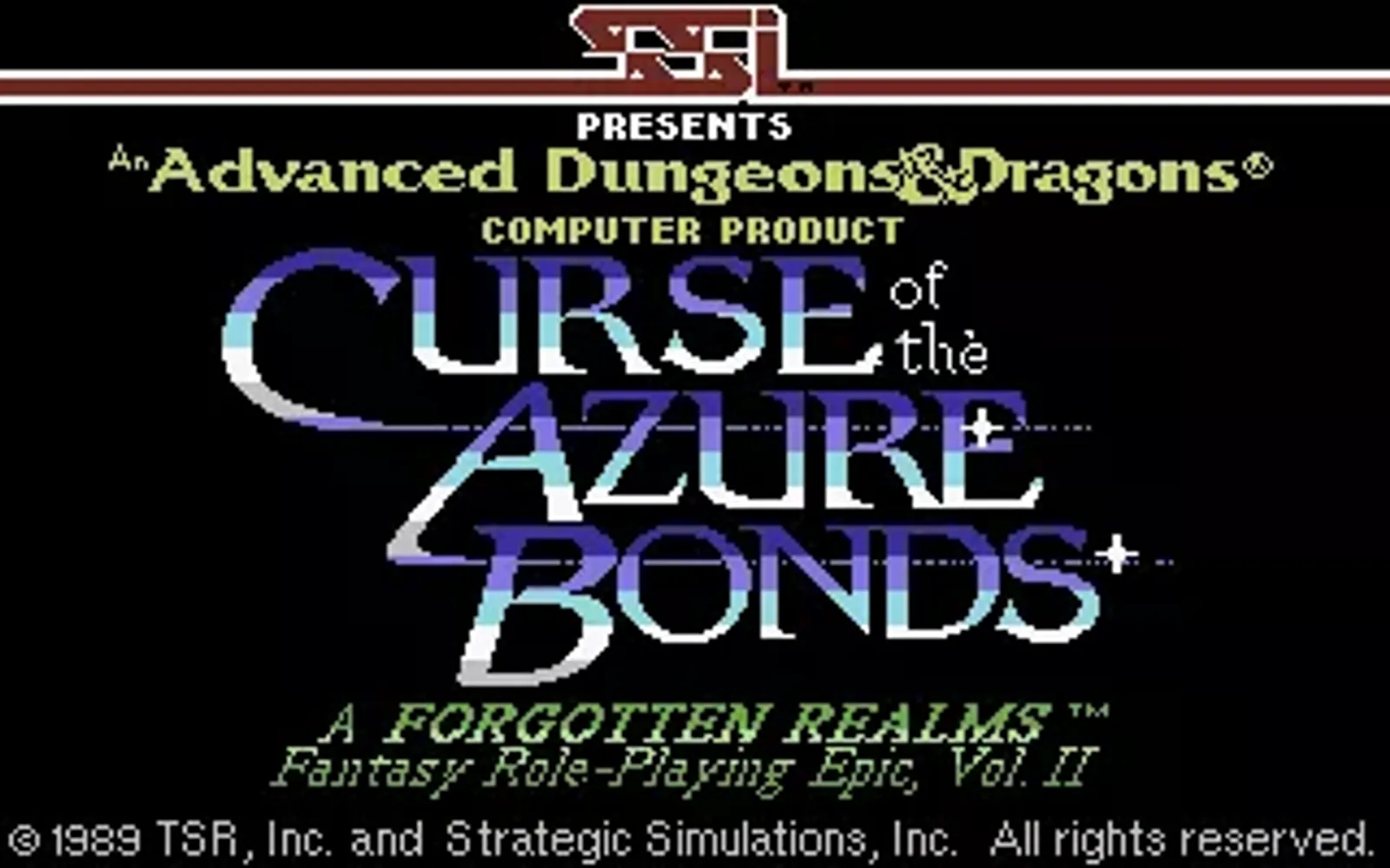 Title screen