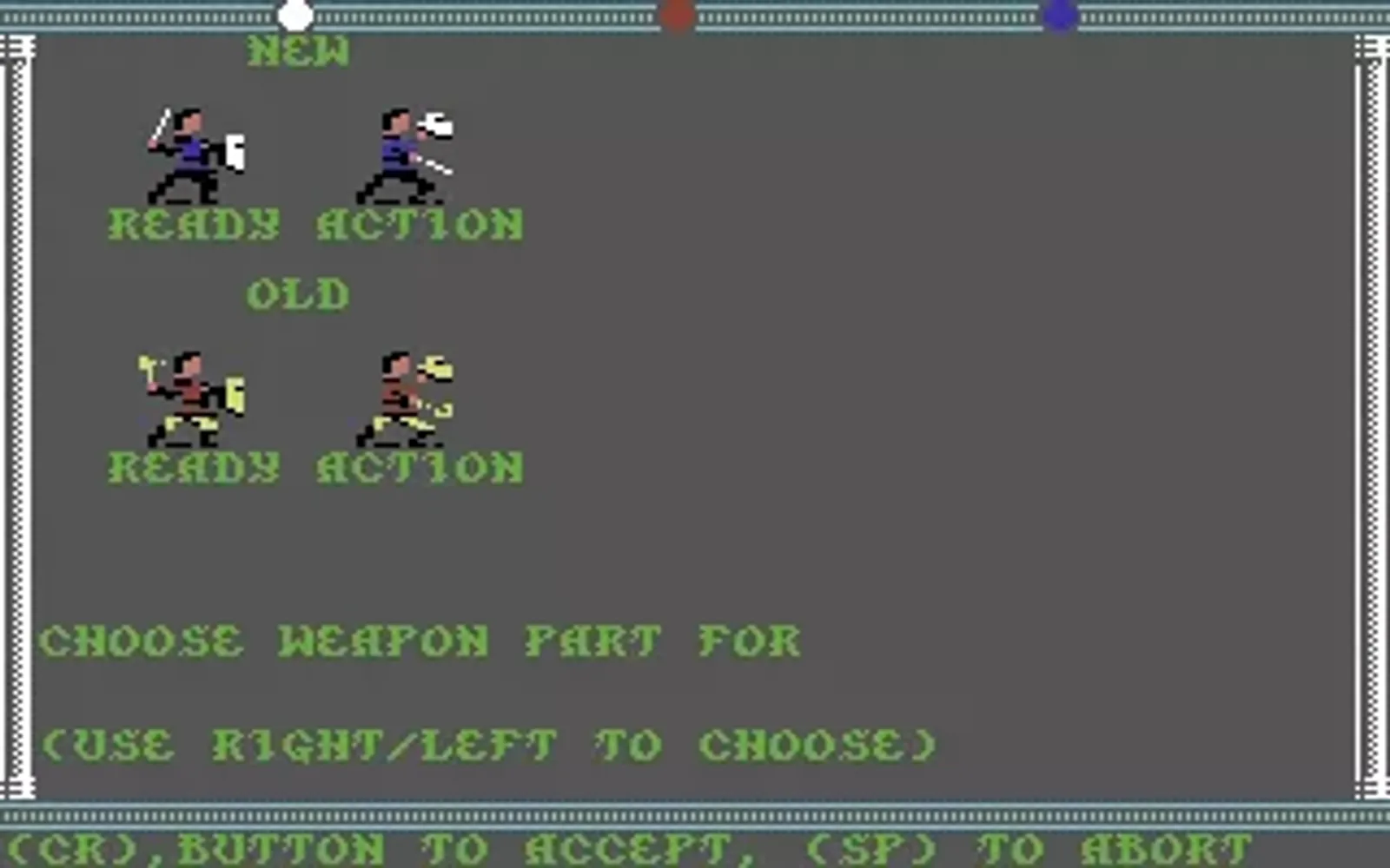 Editing a character's combat graphic