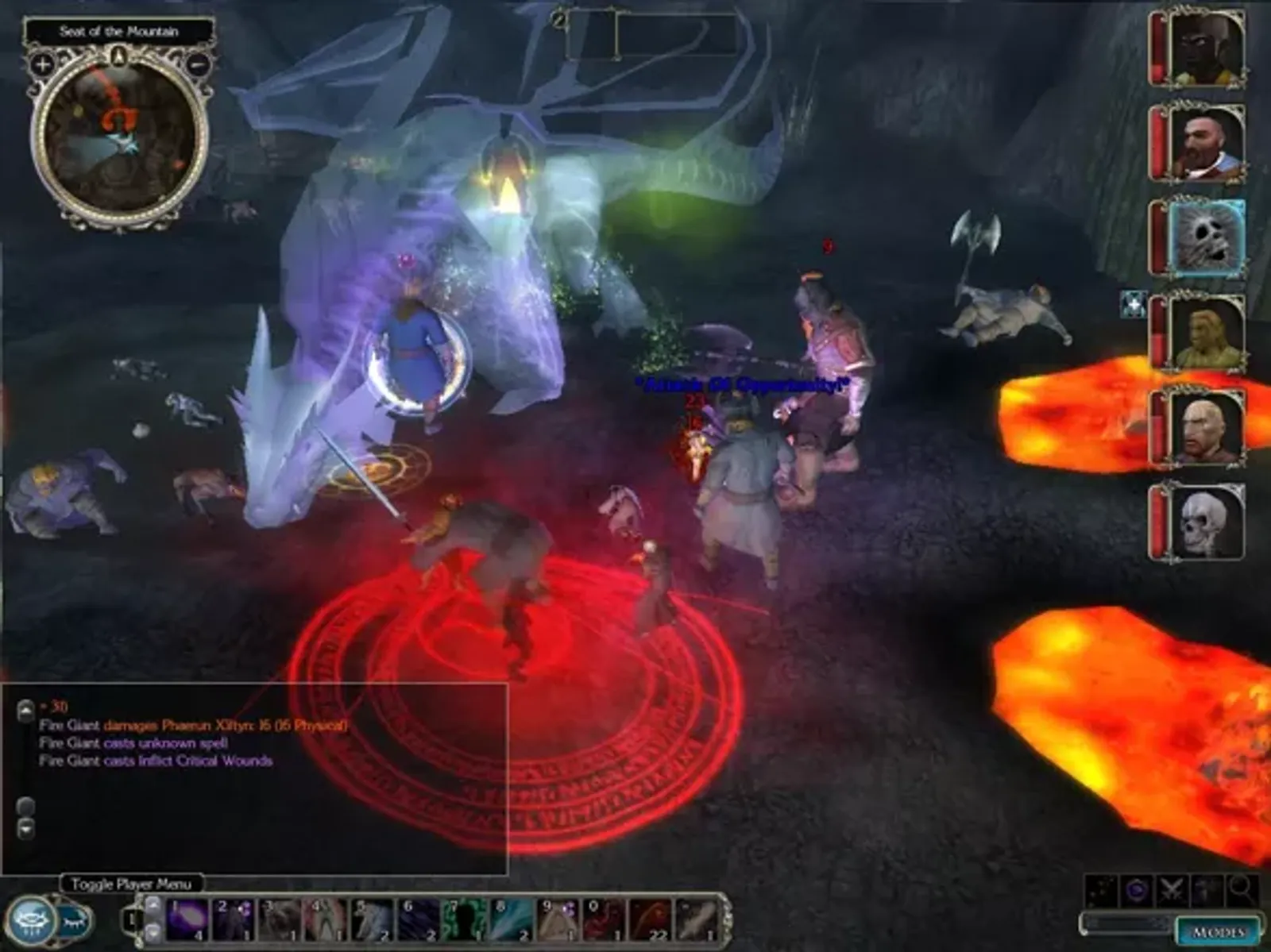 This game has action...