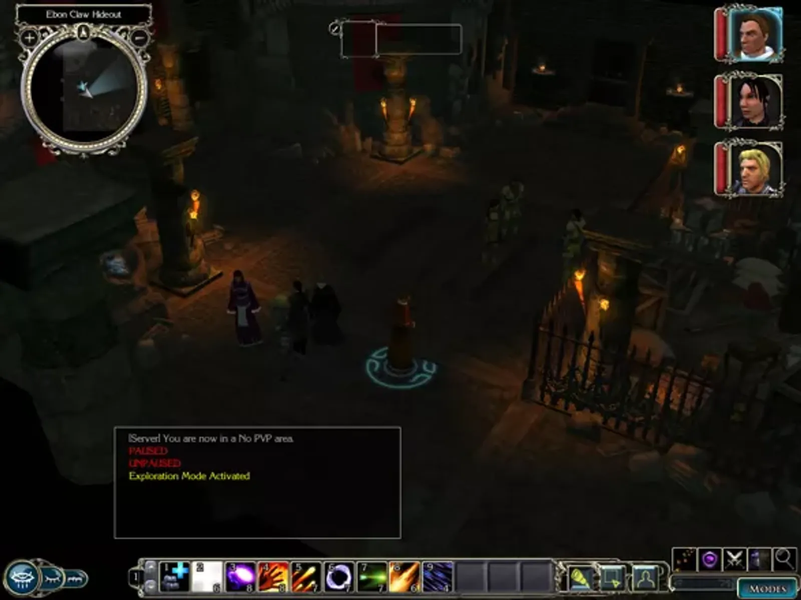 This is the hideout of the Ebon Claws