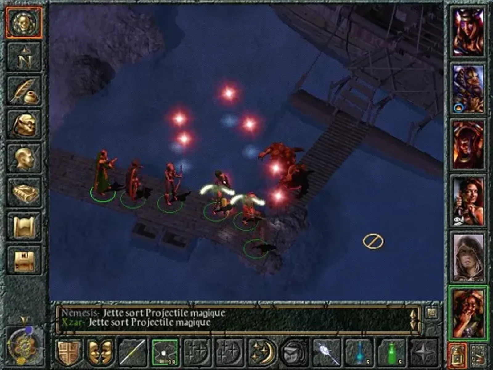 Fighting a lycanthrope.