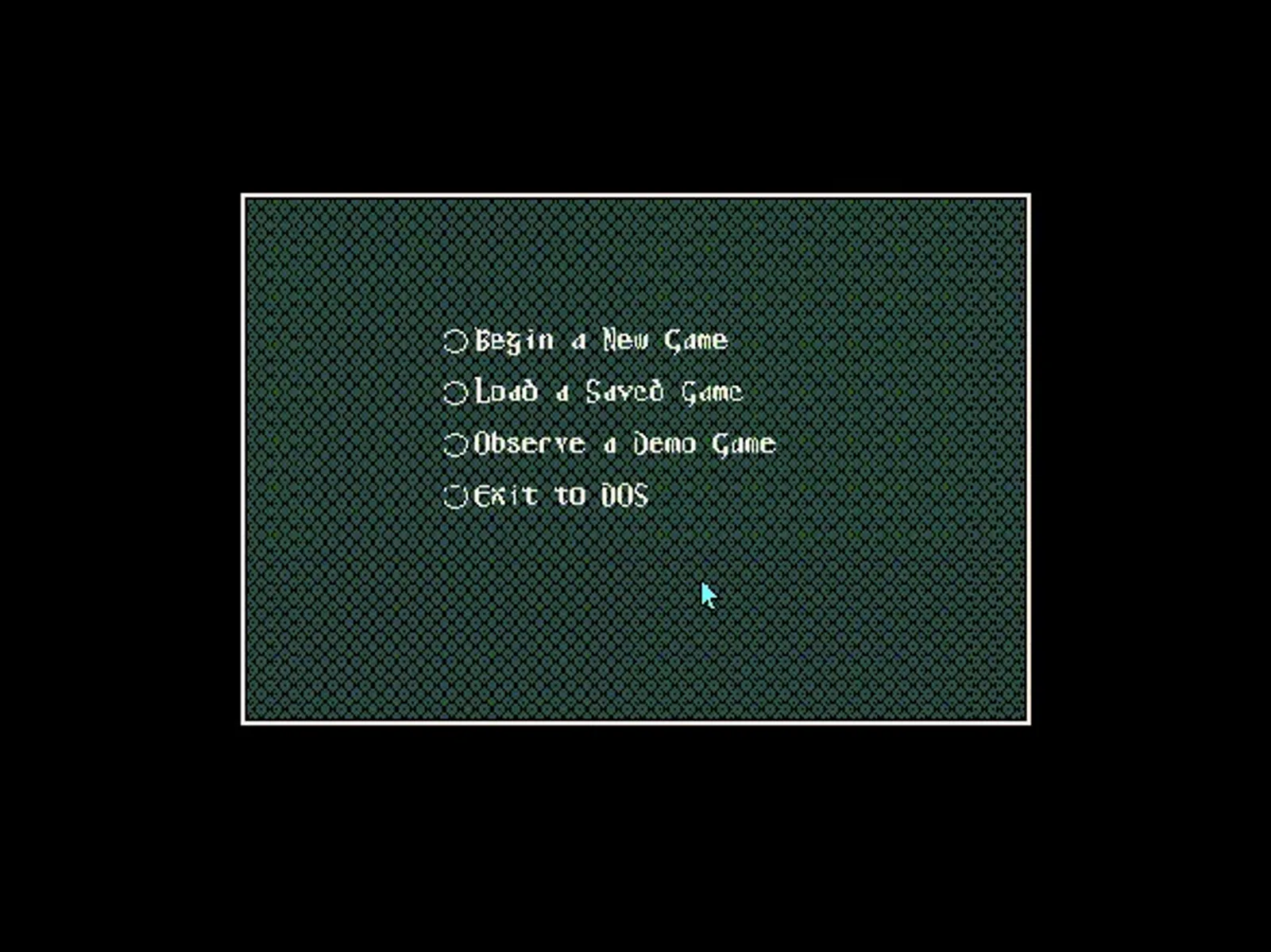 Main Menu