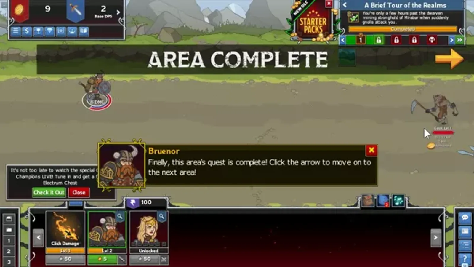 The end of a level is usually welcome<br>The game has an option that allows the player to continue playing this level for more cash or to automatically progress to the next