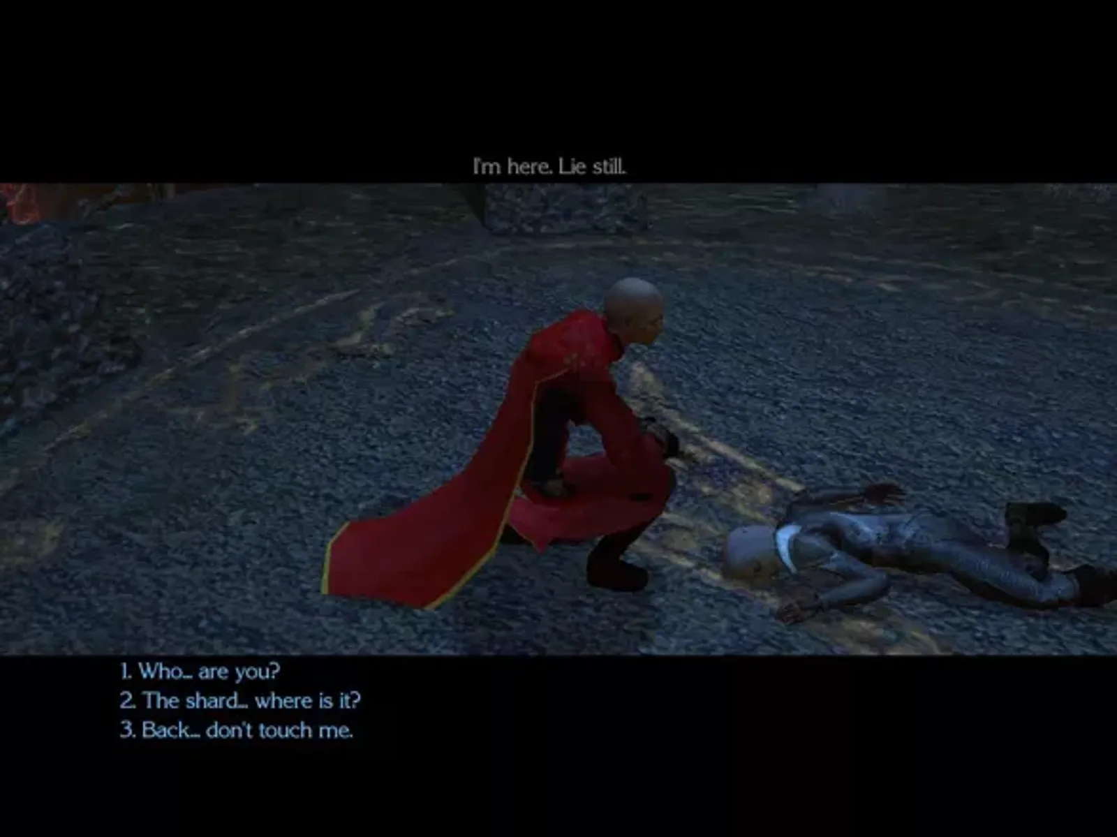 In the beginning of the game, you wake up in a strange cave, and Safiya, your first companion joins you.