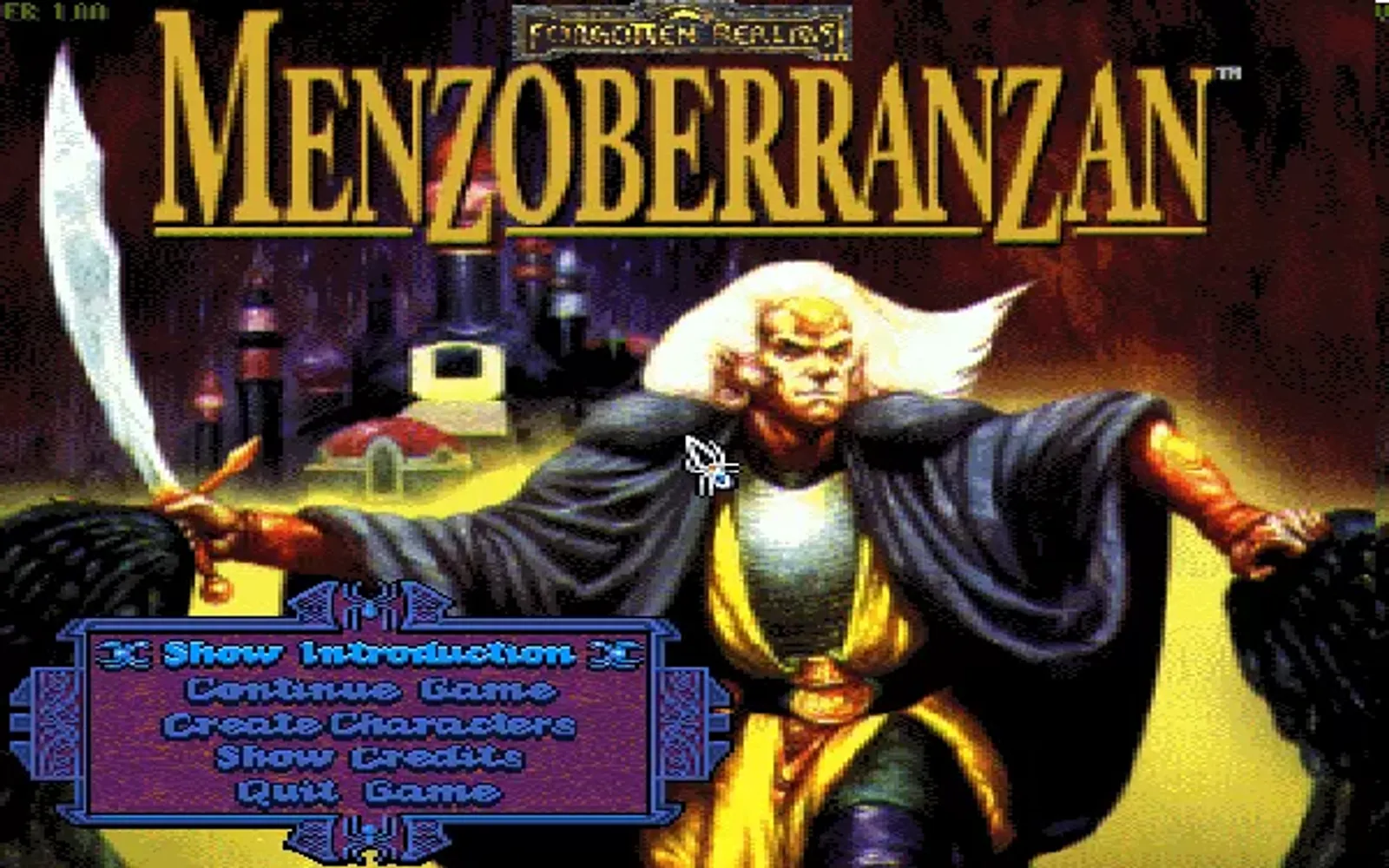 Menu Screen