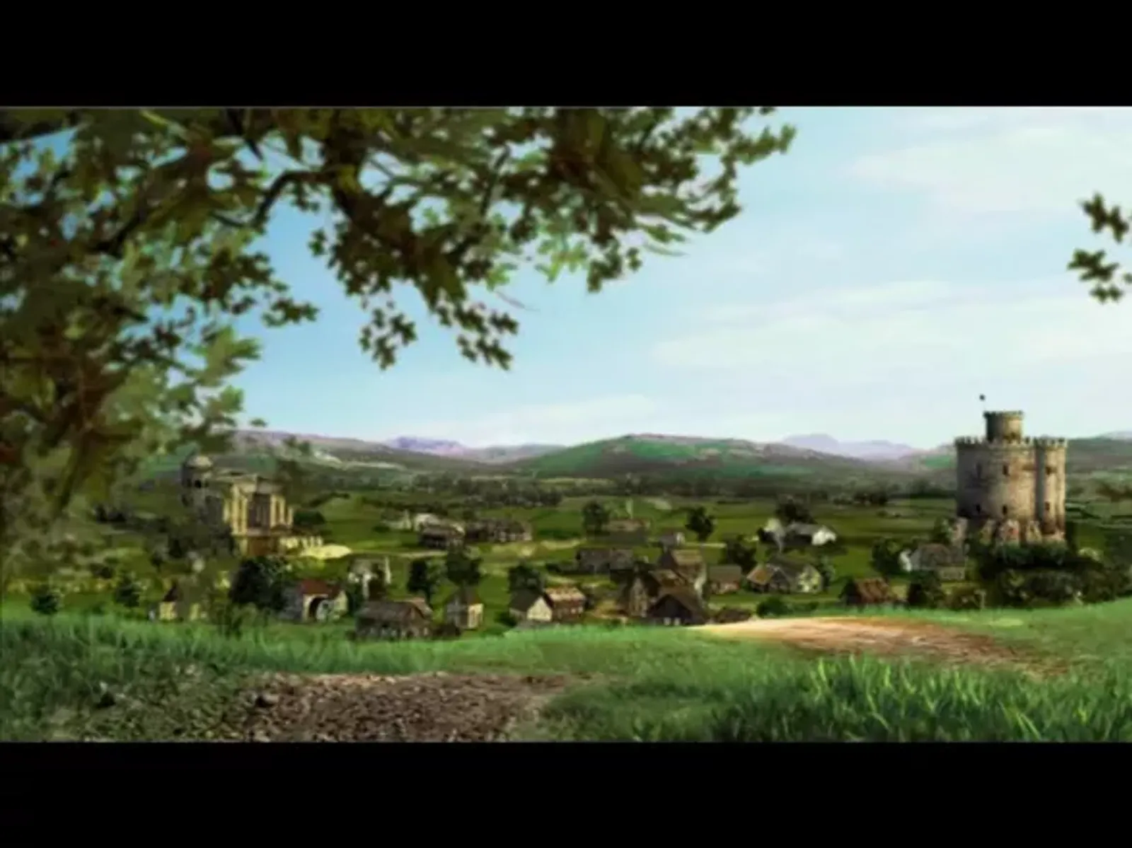 The party arrives in a small town called Homlett (cut-scene).