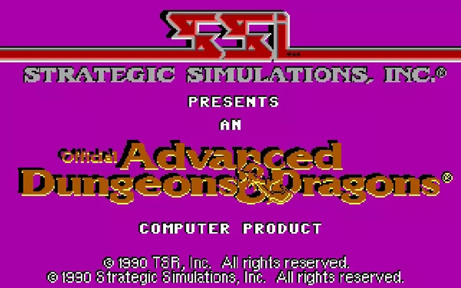 Strategic Simulations, Inc. presents...