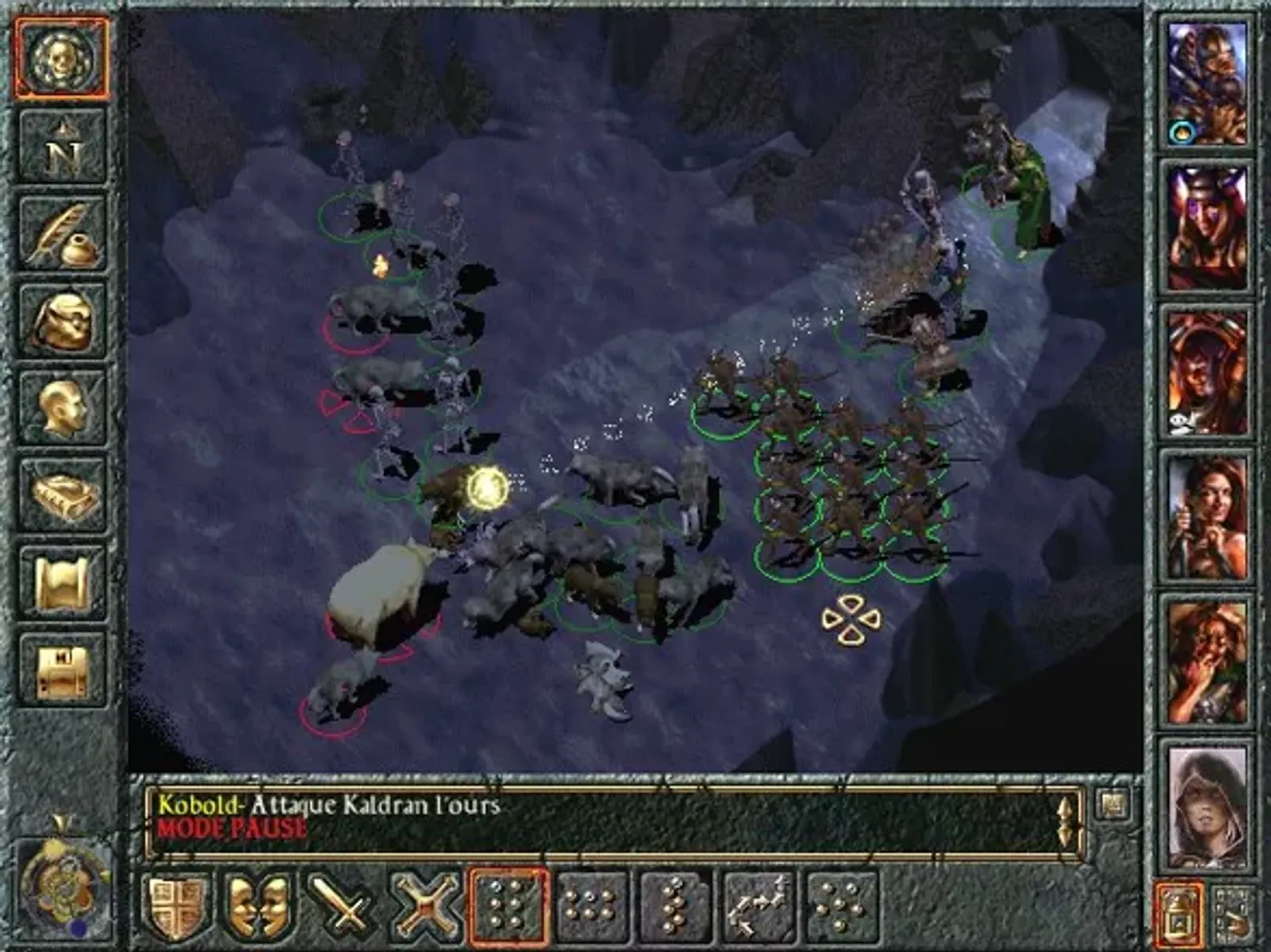 A bear in an ice cavern deep into an old and dangerous tower...