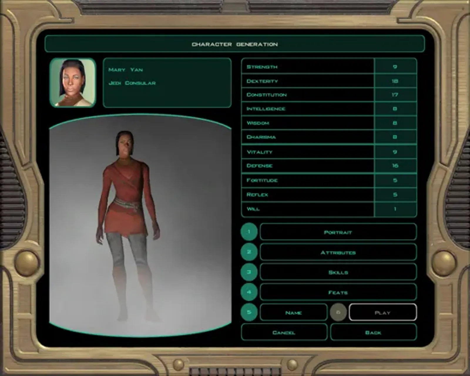 This character is almost complete. Time to send her into the world of Star Wars!..