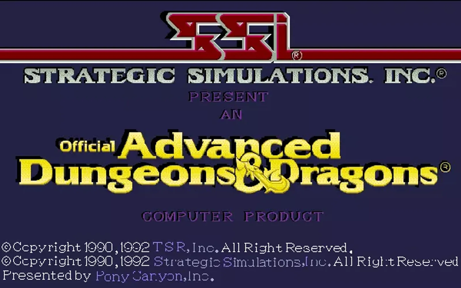 Typical AD&D disclaimer