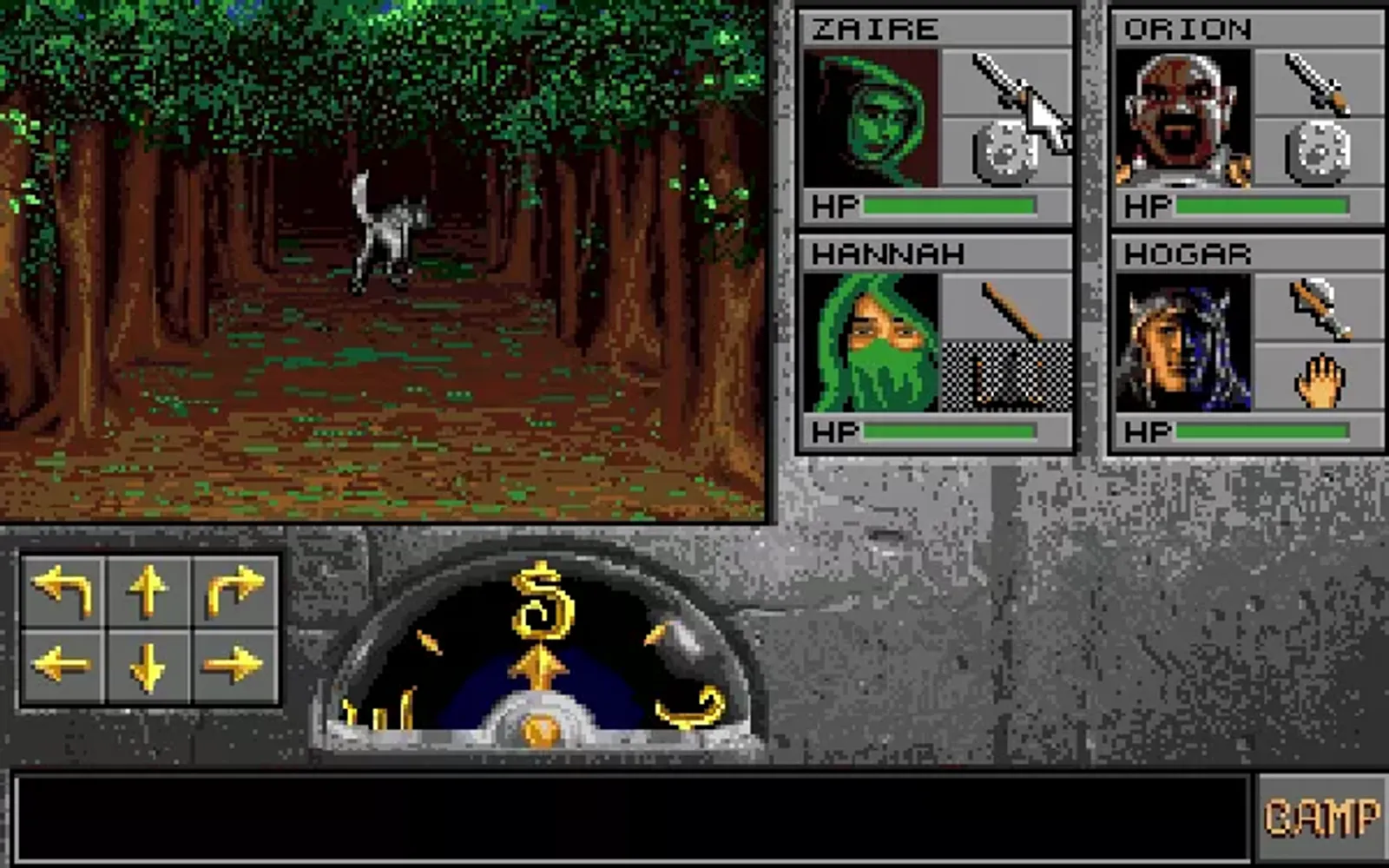 Game starts in the woods surrounding the Darkmoon temple.
