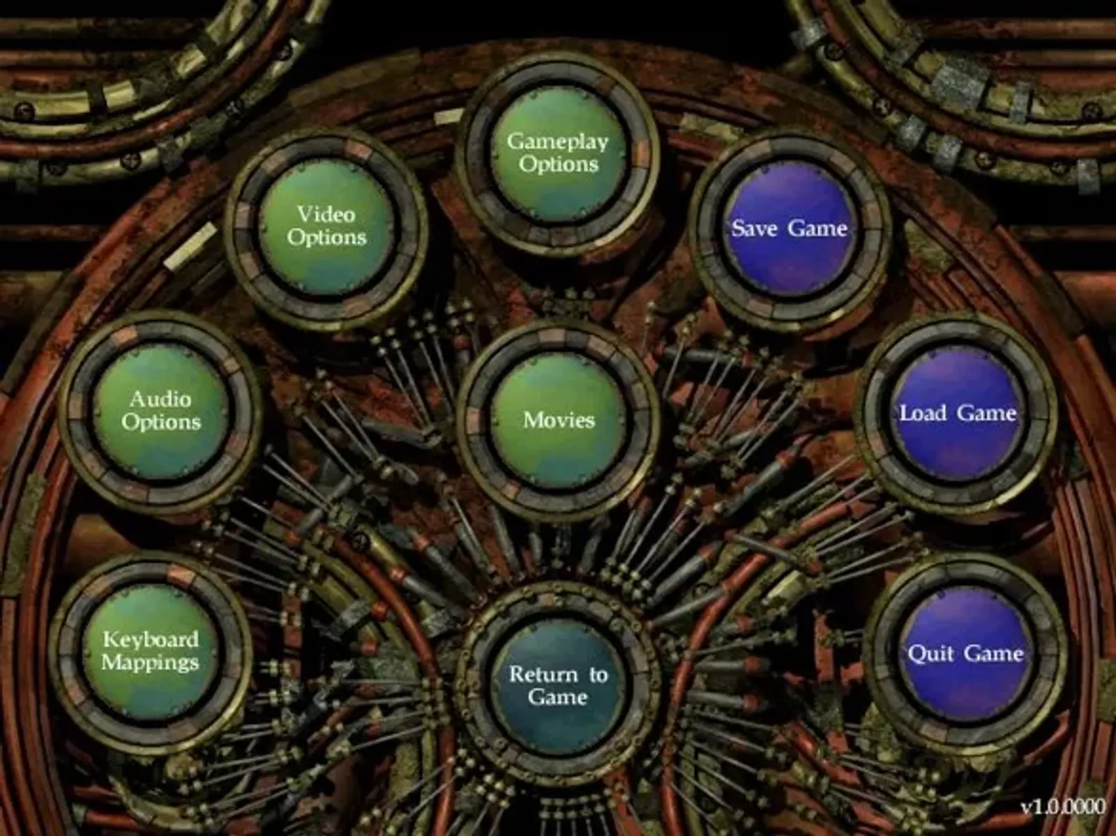 Main menu