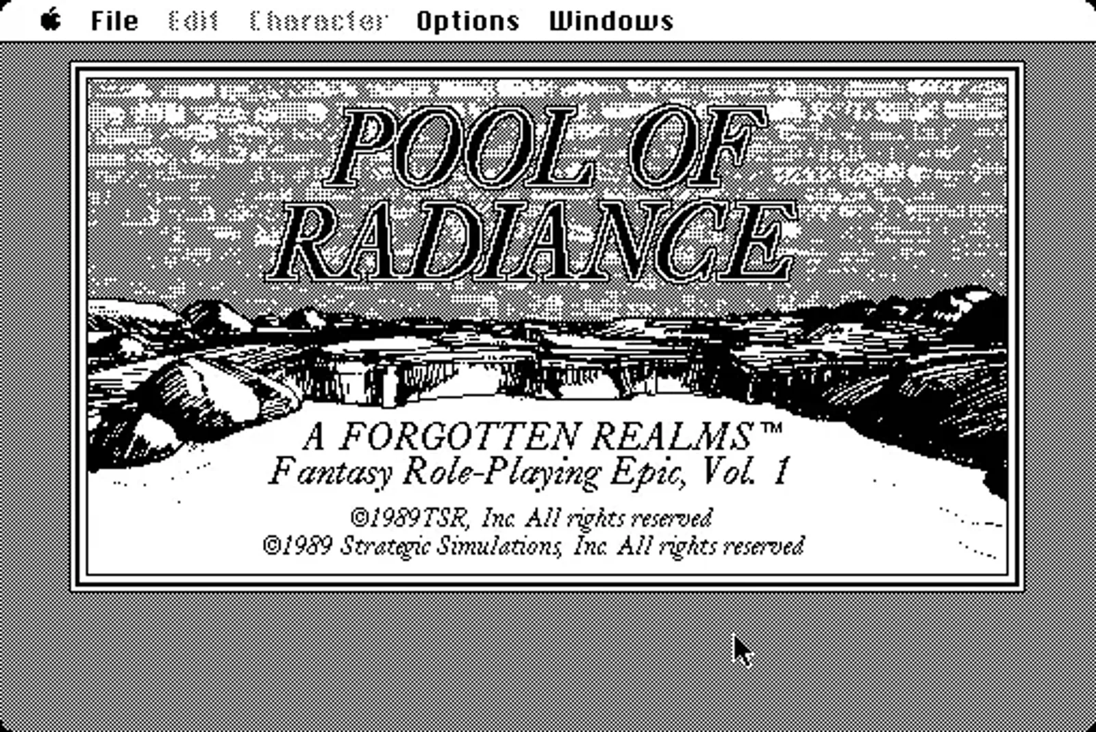 Title screen