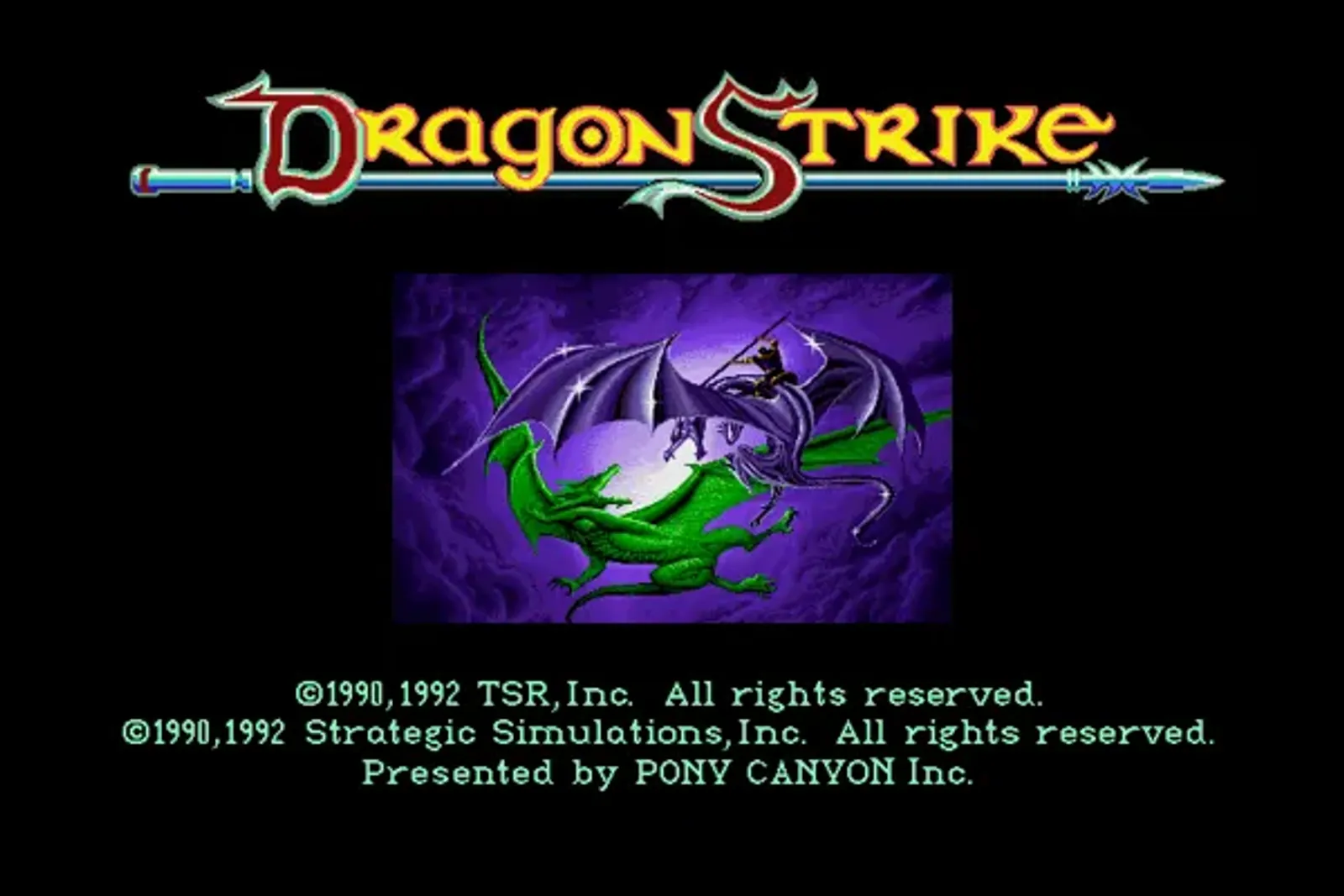 Title screen