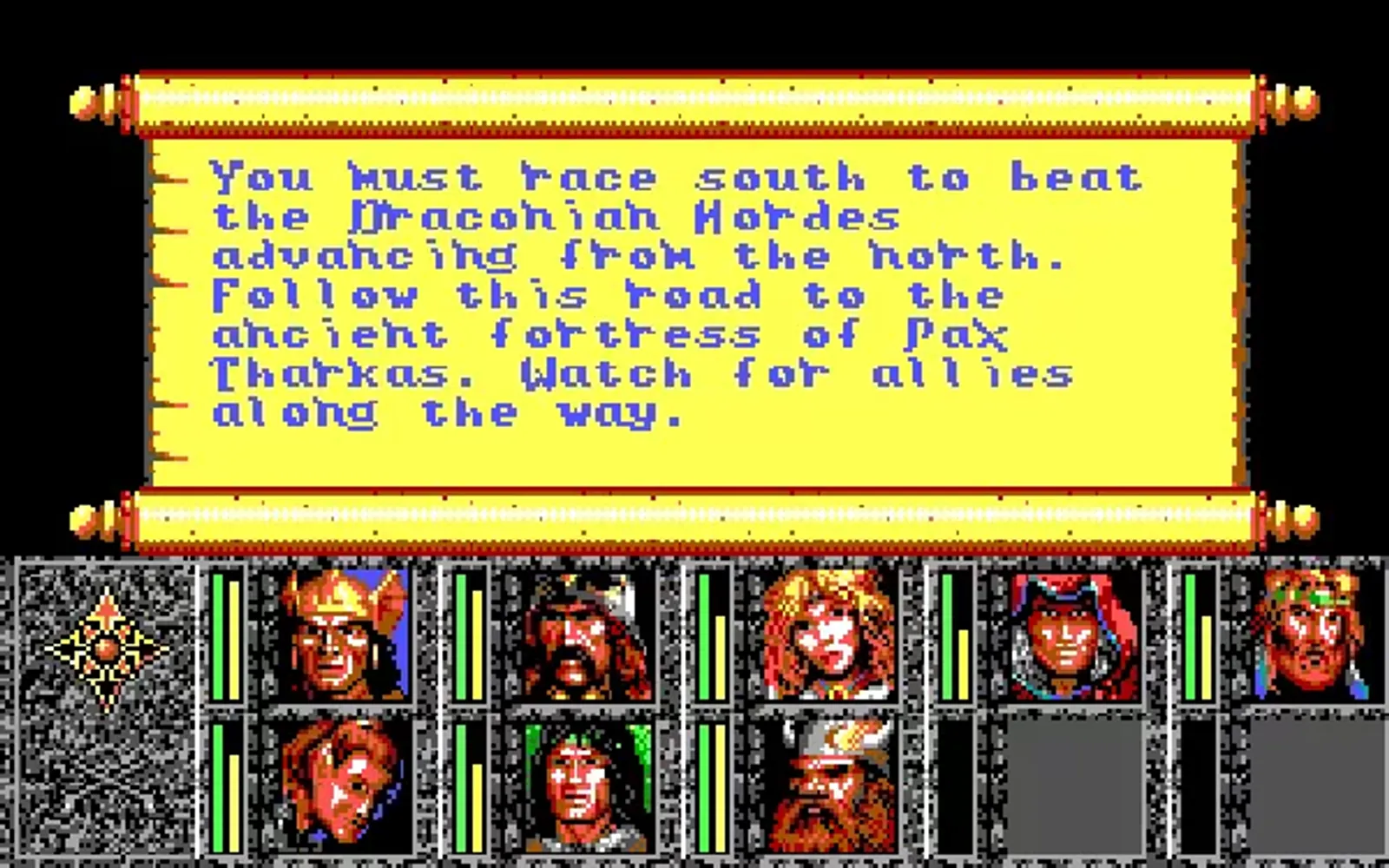 Mission briefing (EGA/Tandy)