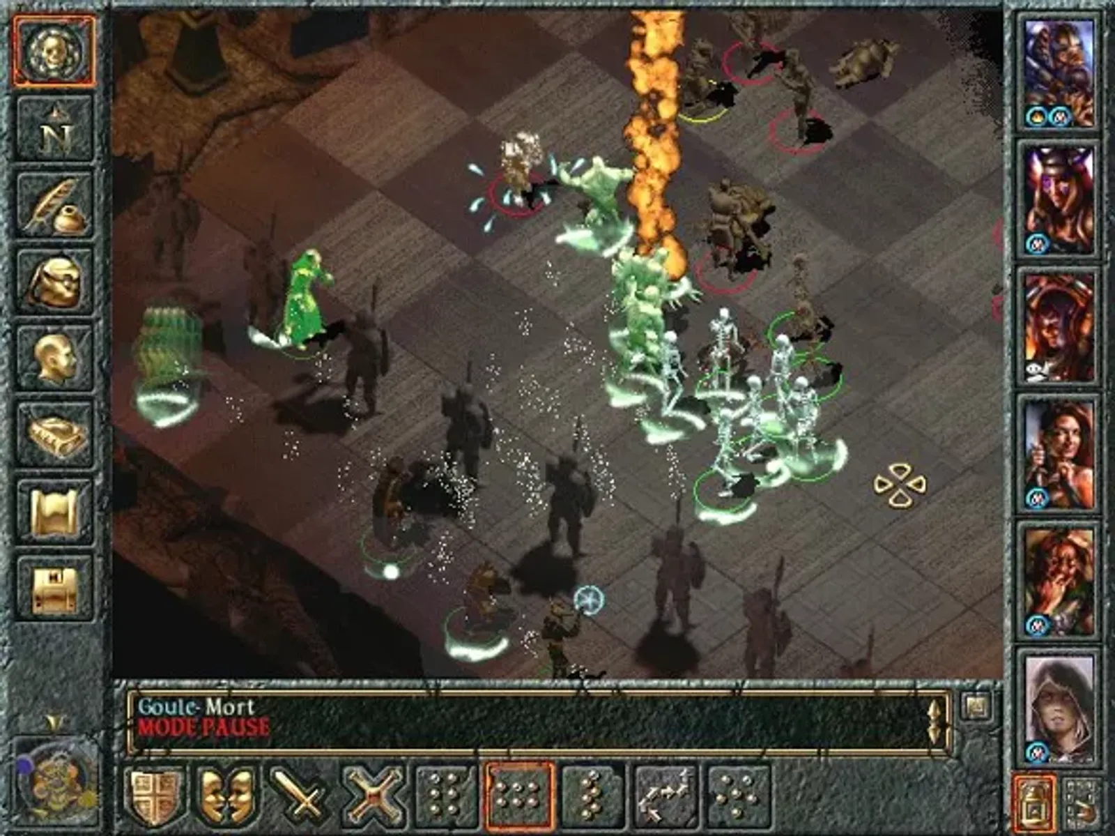 Battle on a chessboard, and with chess set rules.