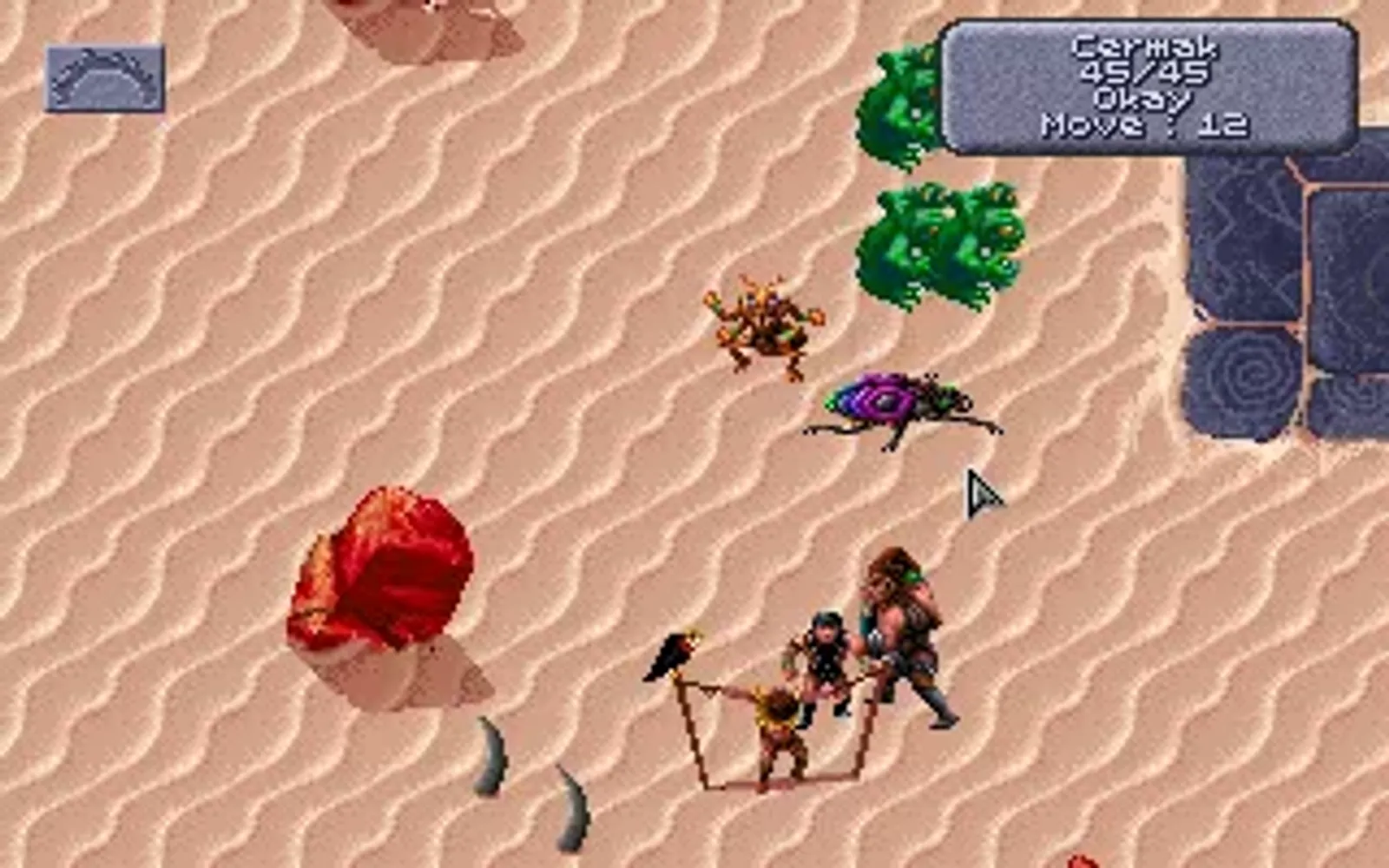 You start with a few easy battles against arena monsters - you are a gladiator, after all...