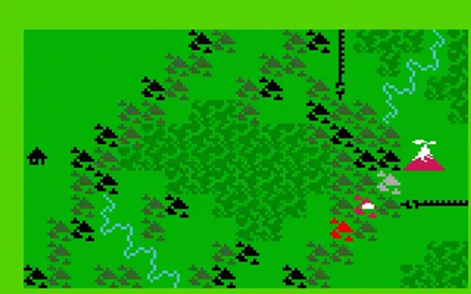 Overland, exiting top red cave