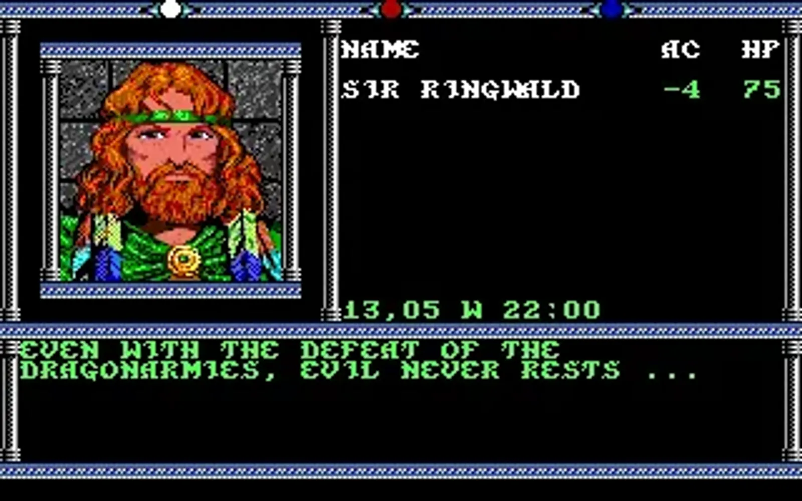 Rolling demo - Sir Ringwald