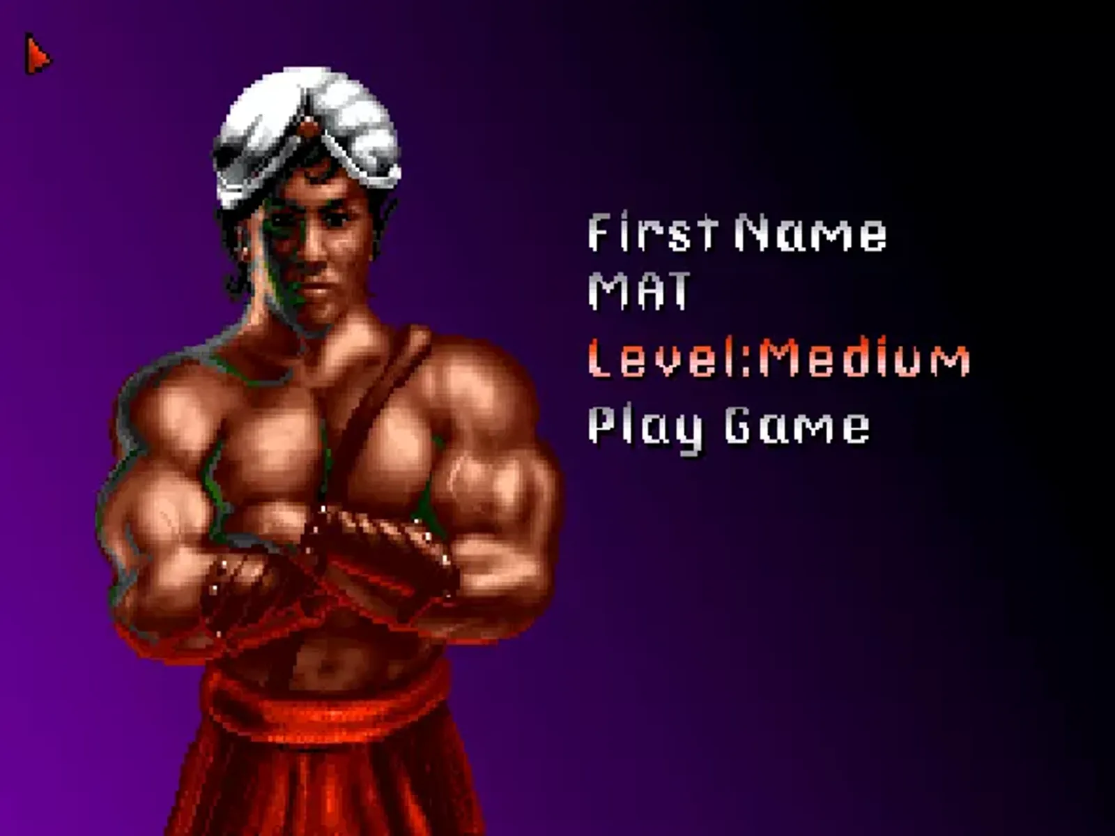Naming player character (GOG version, window mode)