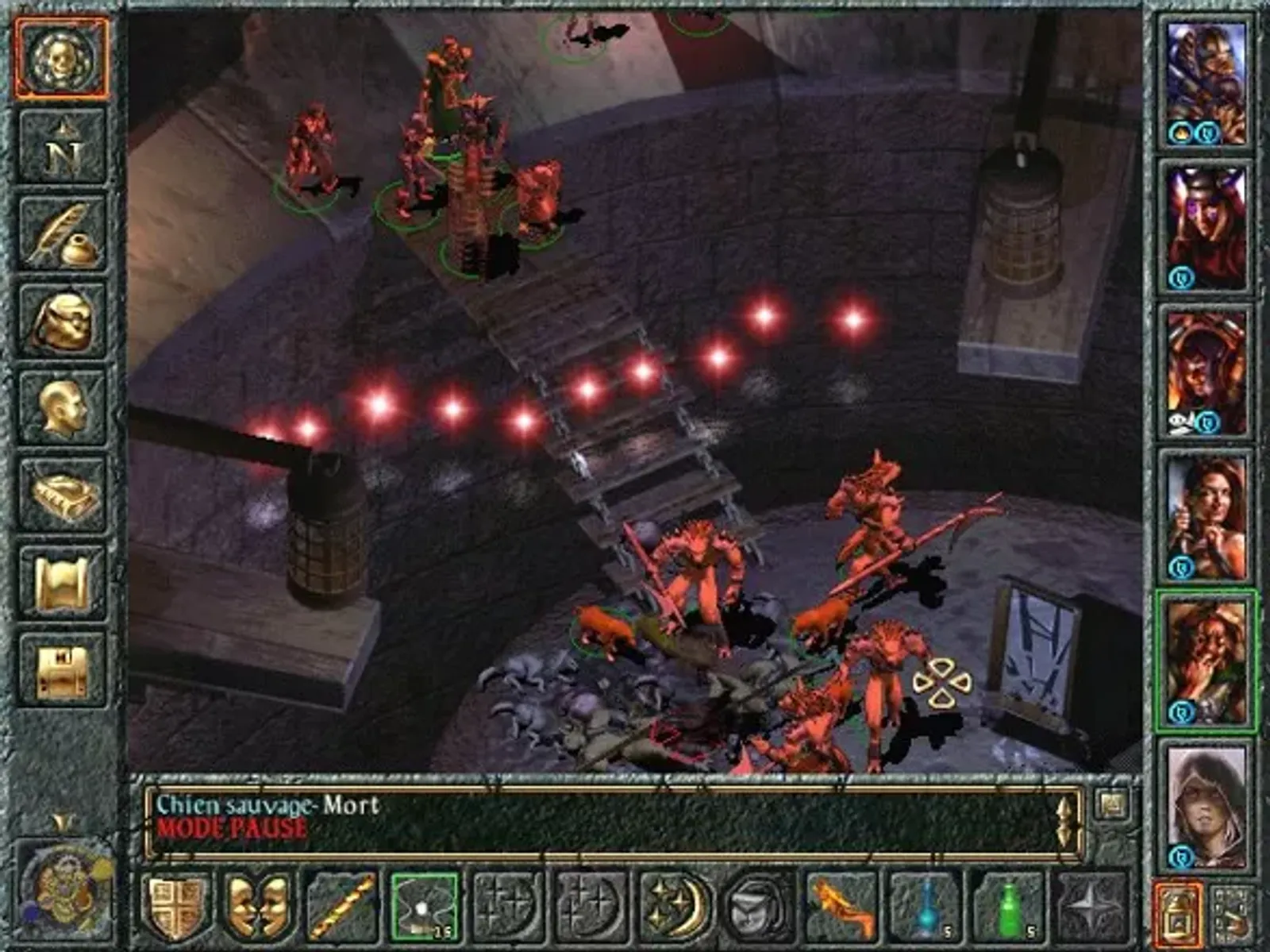Two magic shots of fireball for a big dead monster !