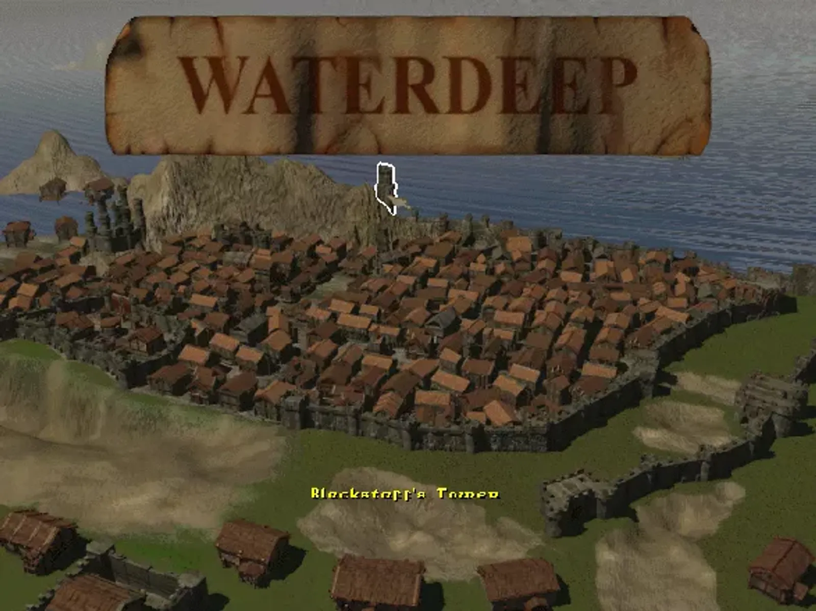 Map of Waterdeep city