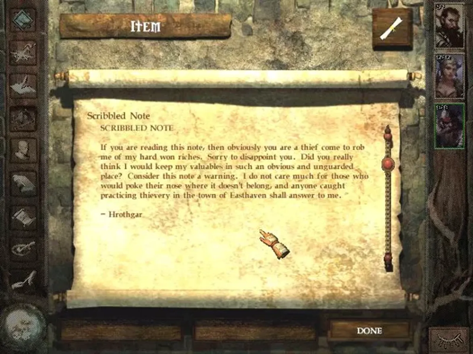 Hehe... Quite a character, this Hrodgar!
