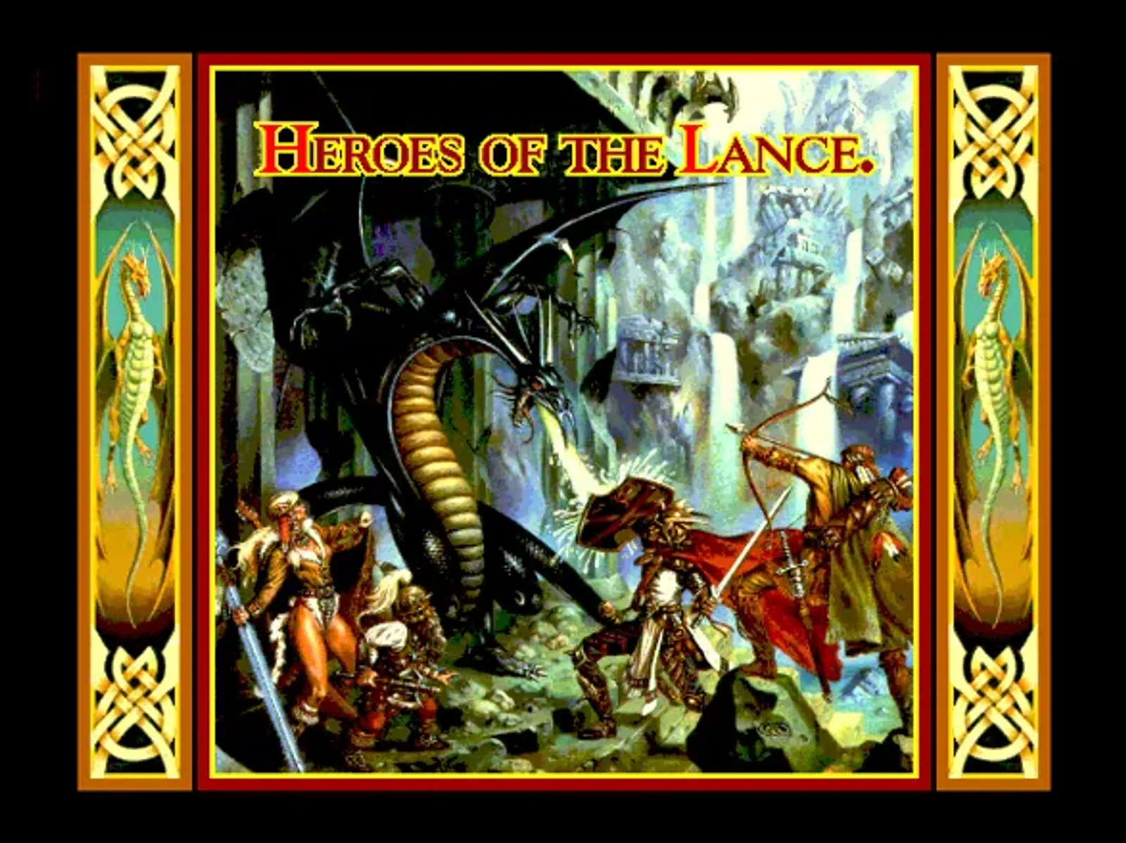 Title screen is in 256 colors in this FM Towns port