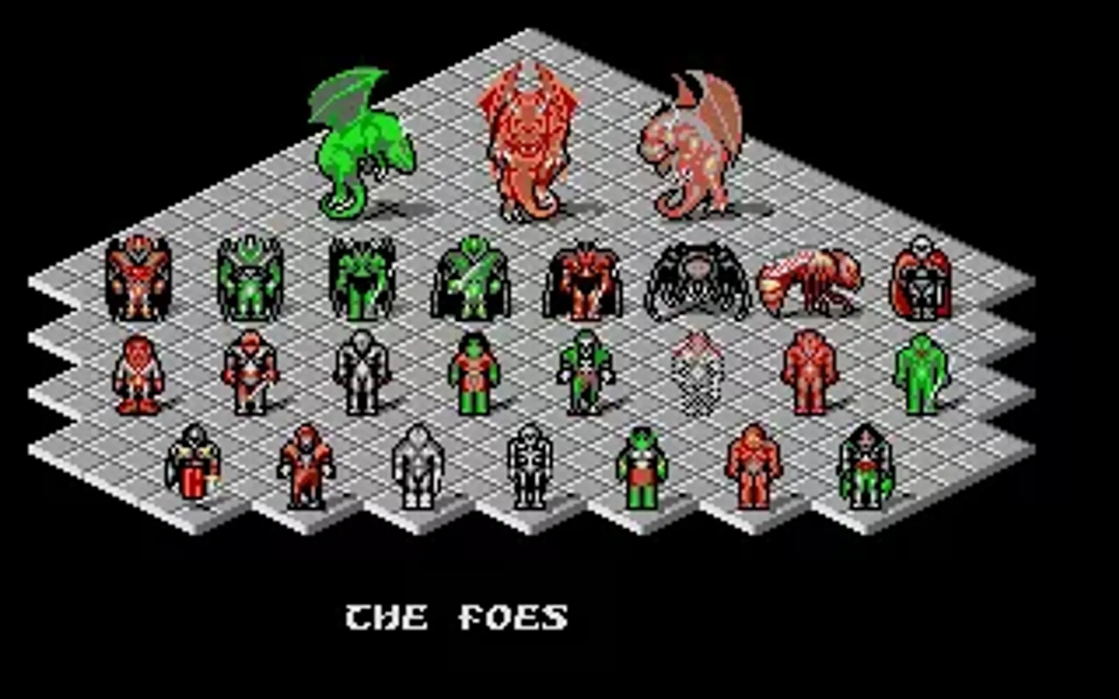 Preview of the Enemies