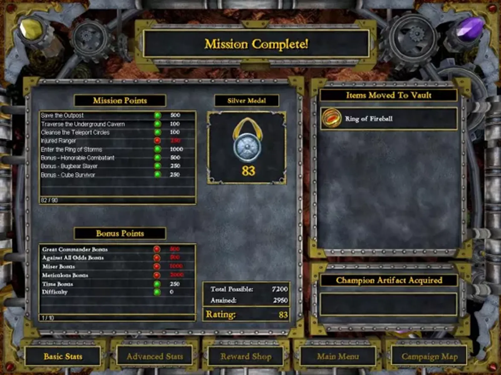 You can get various bonuses in each mission.