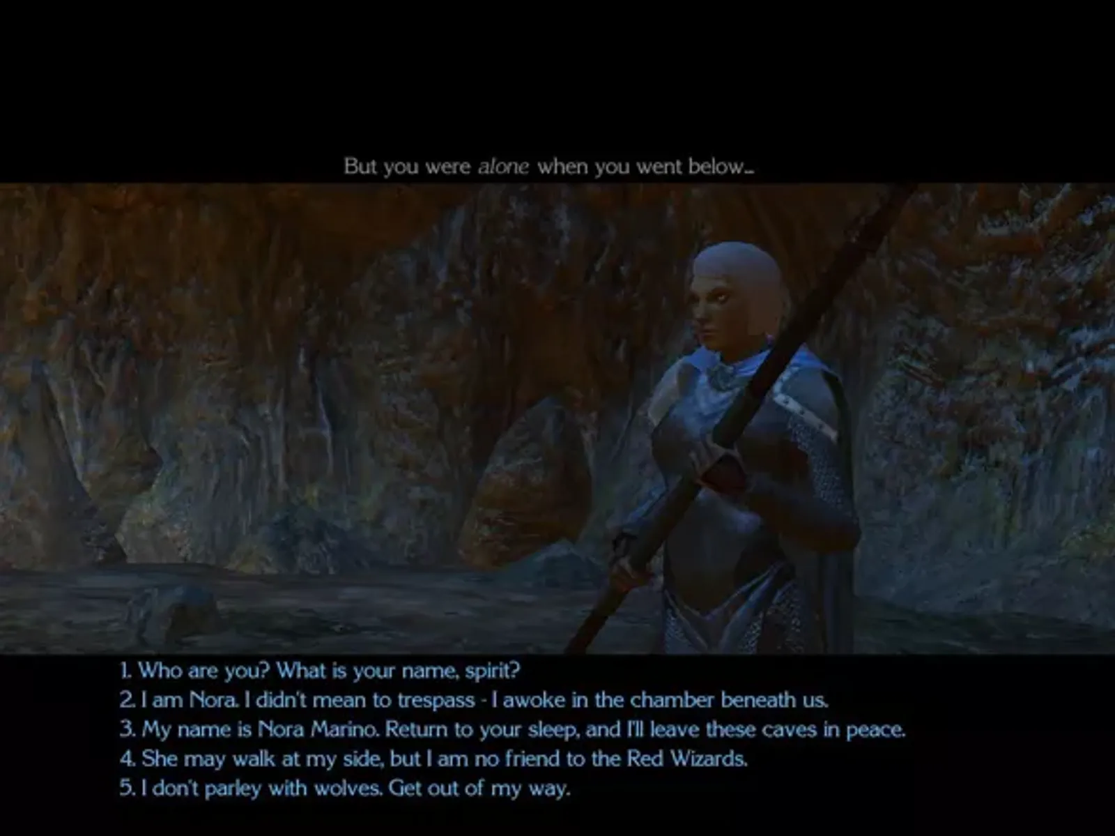 The game has lots of dialogue, and the writing is really good.