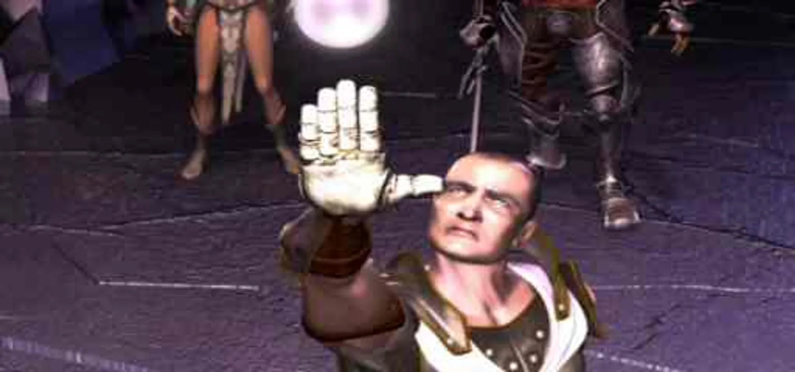 The party braces against a gathering magical force